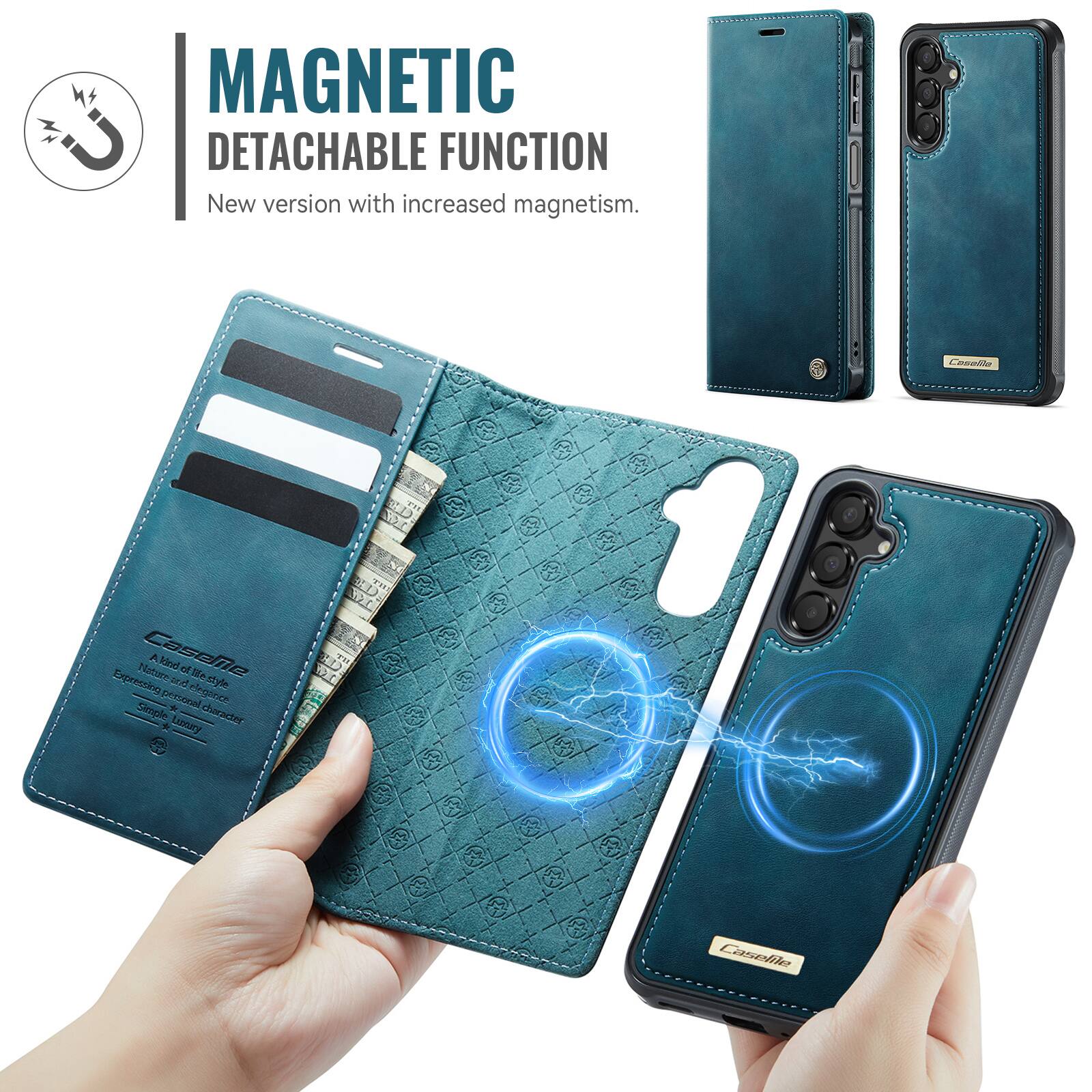 MAGNETIC DETACHABLE FUNCTION  
New version with increased magnetism.  

omeia CD Natore Case  
A Idnel of of Mfestyle Exprecsing and peruel eegance  
Simple A uucury character  
Caselite