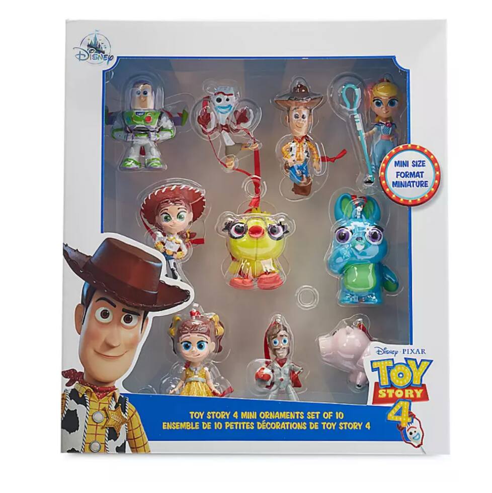 Disney MINI SIZE FORMAT MINIATURE Disney PIXAR TOY STORY ENSEMBLE TOY DE STORY 10 PETITES 4 MINI DÉCORATIONS ORNAMENTS SET DE TOY OF 10 STORY 4