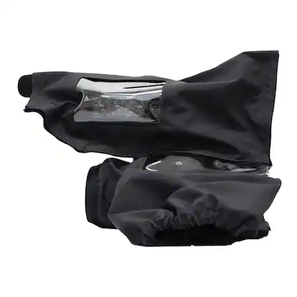 Front. Porta Brace - PortaBrace Rain Cover for Sony FX30 with XLR Handle - Black.