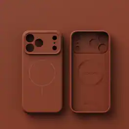 UUCOVER - Magnetic Soft TPU Case for Apple iPhone 17 Pro Max with Microfiber Lining, Compatible with MagSafe Shockproof Slim Cover - Tan