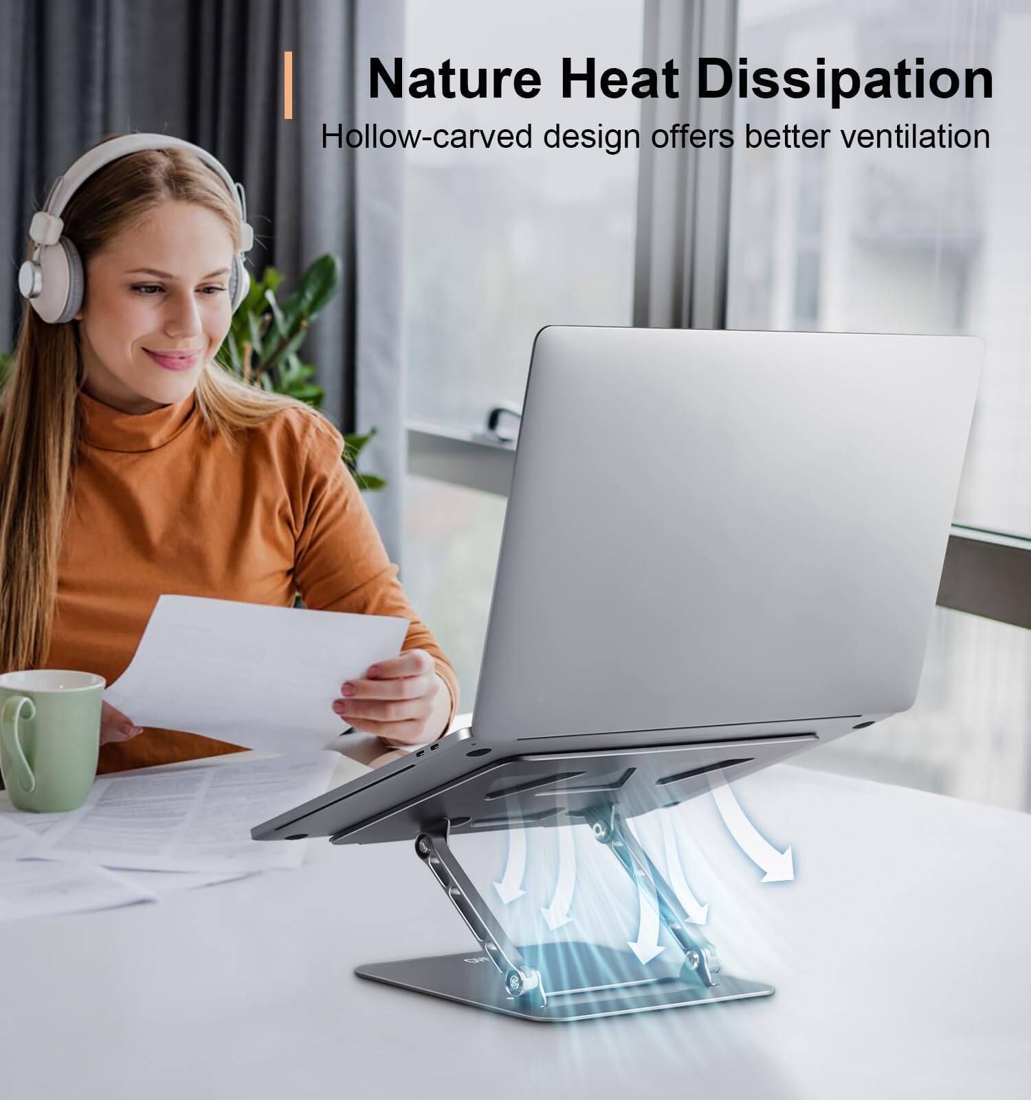 Nature Heat Dissipation  
Hollow-carved design offers better ventilation