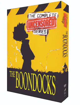 Front. The Boondocks: The Complete Series Season 1-4 DVD Deluxe Box Set.