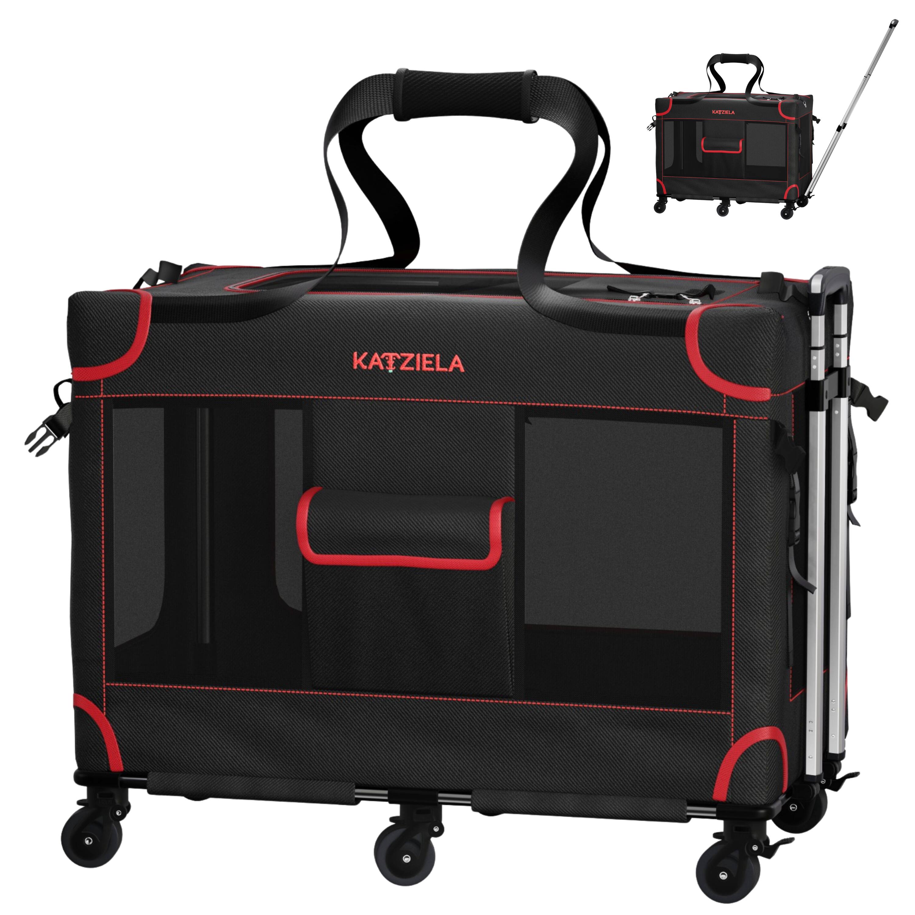 Katziela MegaCruze Carrier Pro Extra Large Pet Travel Crate with