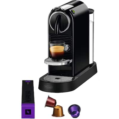 De'Longhi CitiZ Single Serve Espresso Machine Limousine Black De'Longhi CitiZ Single Serve Espresso Machine Limousine Black