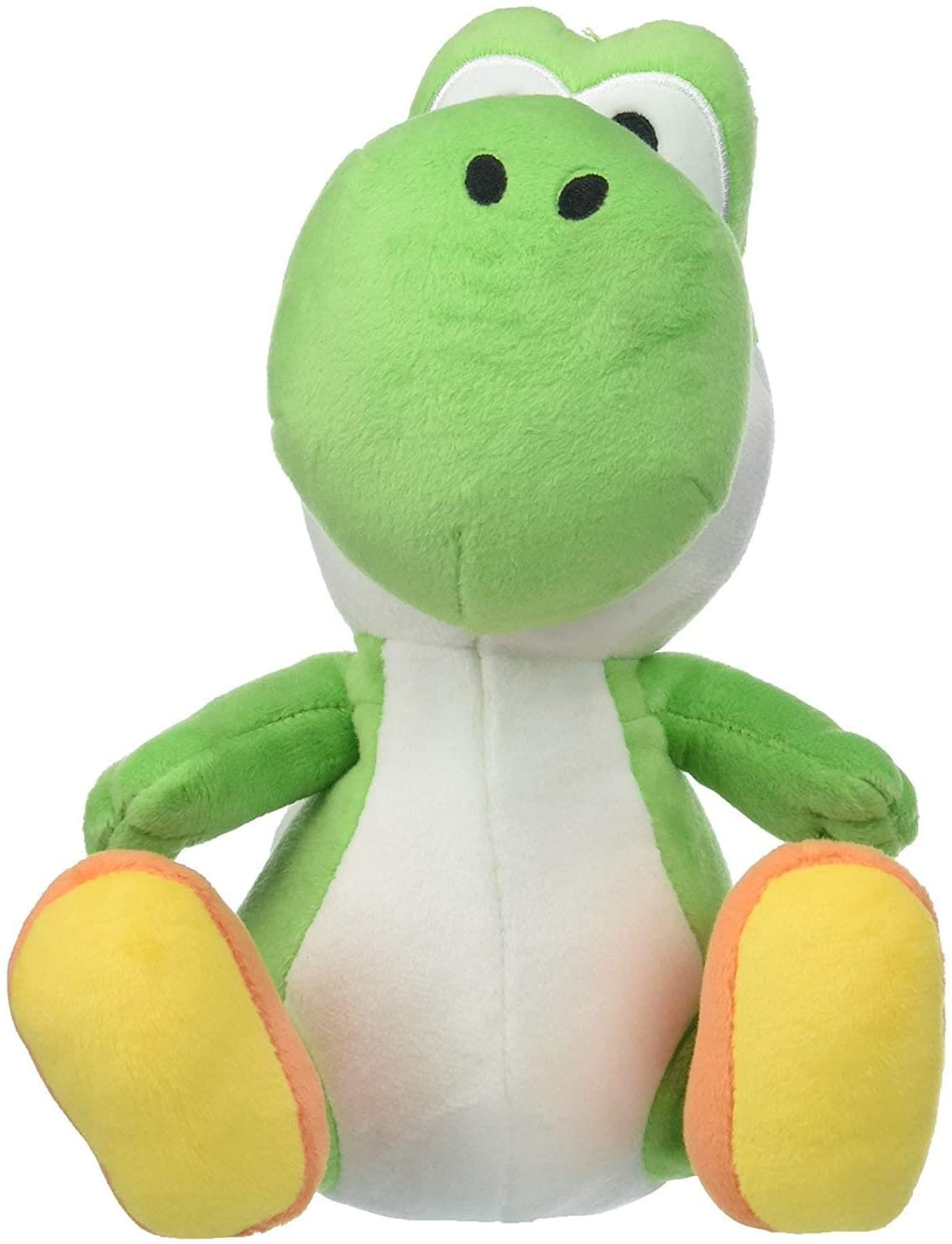 Alt View 1. Little Buddy - Super Mario 8 Inch Green Yoshi Collectible Plush - Green.