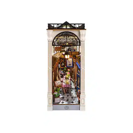 Front. 3D Puzzle - DIY 3D Book Nook Kit - Paris Arcade Dating 148pcs.