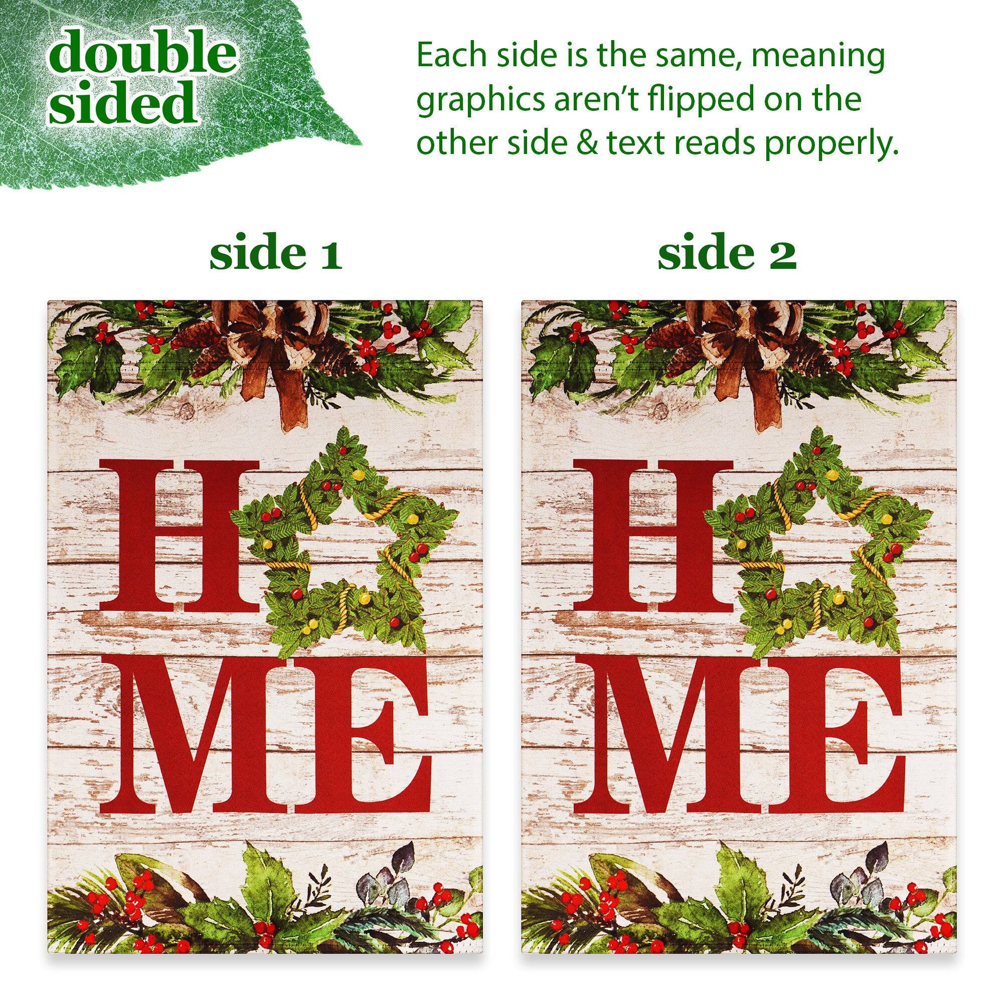 double sided

Each side is the same, meaning graphics aren't flipped on the other side & text reads properly.

side 1

side 2

HME

HME