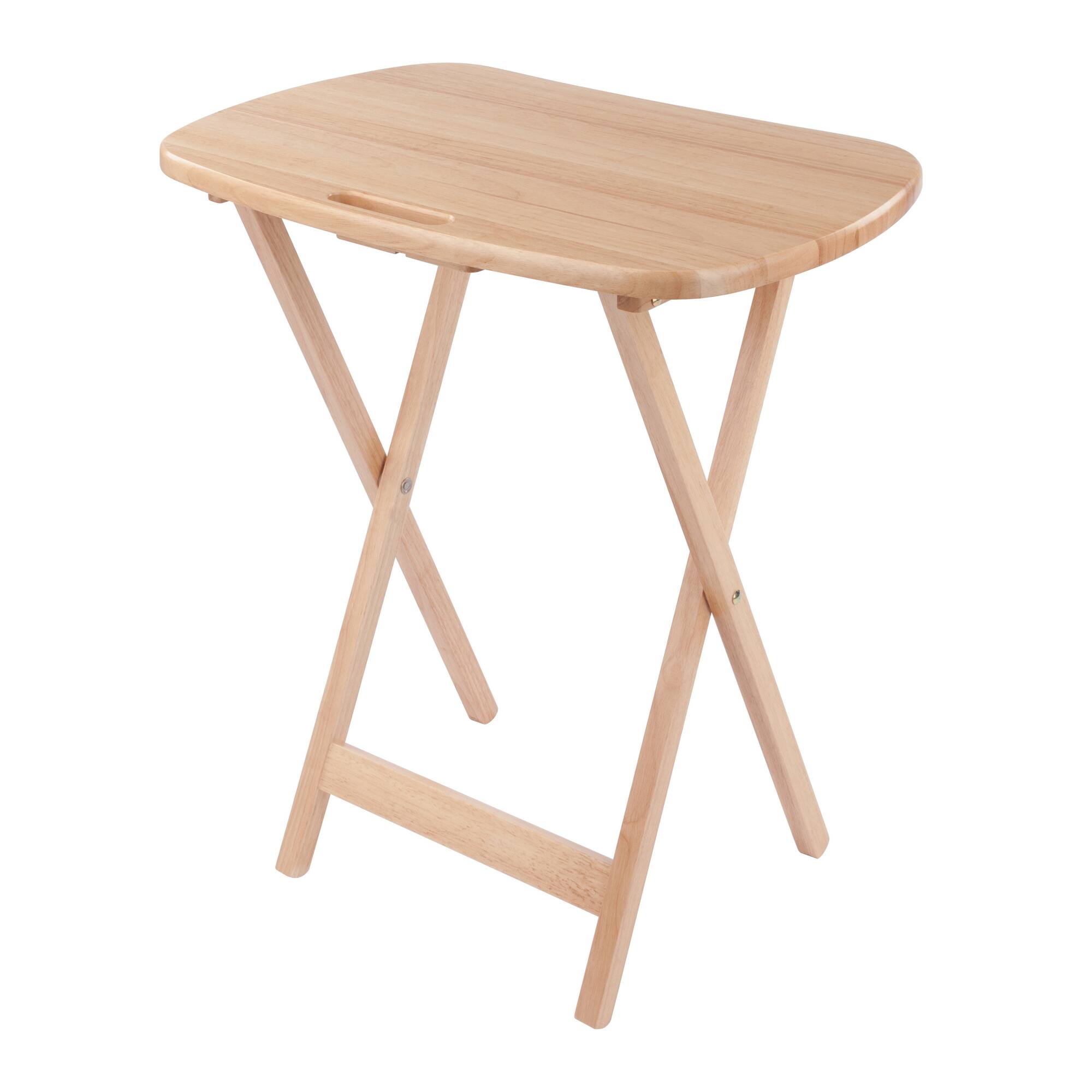 Alt View 10. Winsome Wood - Lucca 5-pc Snack Table Set - Natural.
