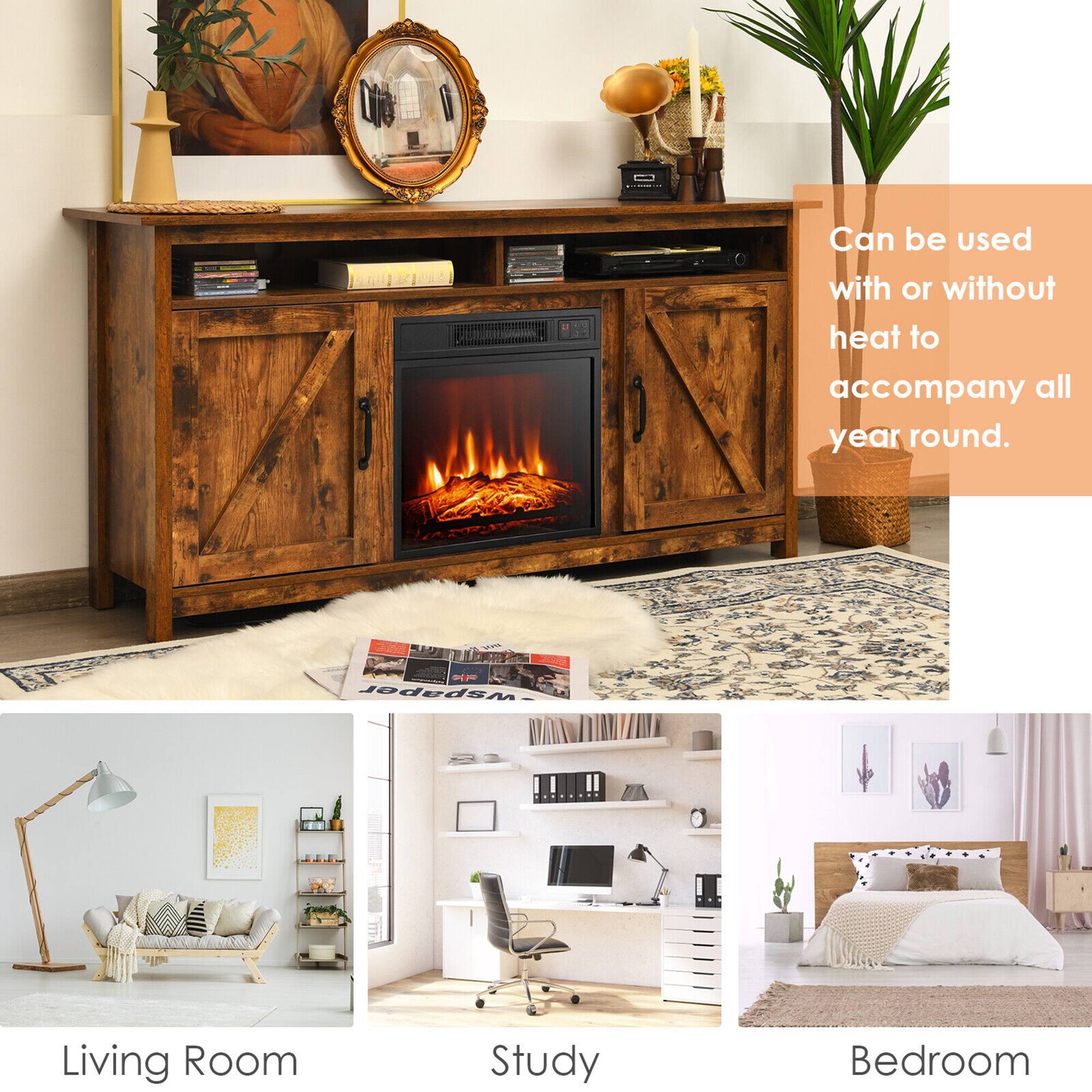 I: Can be used with or without heat to accompany all year round.

W: Living Room
S: Study
P: Bedroom