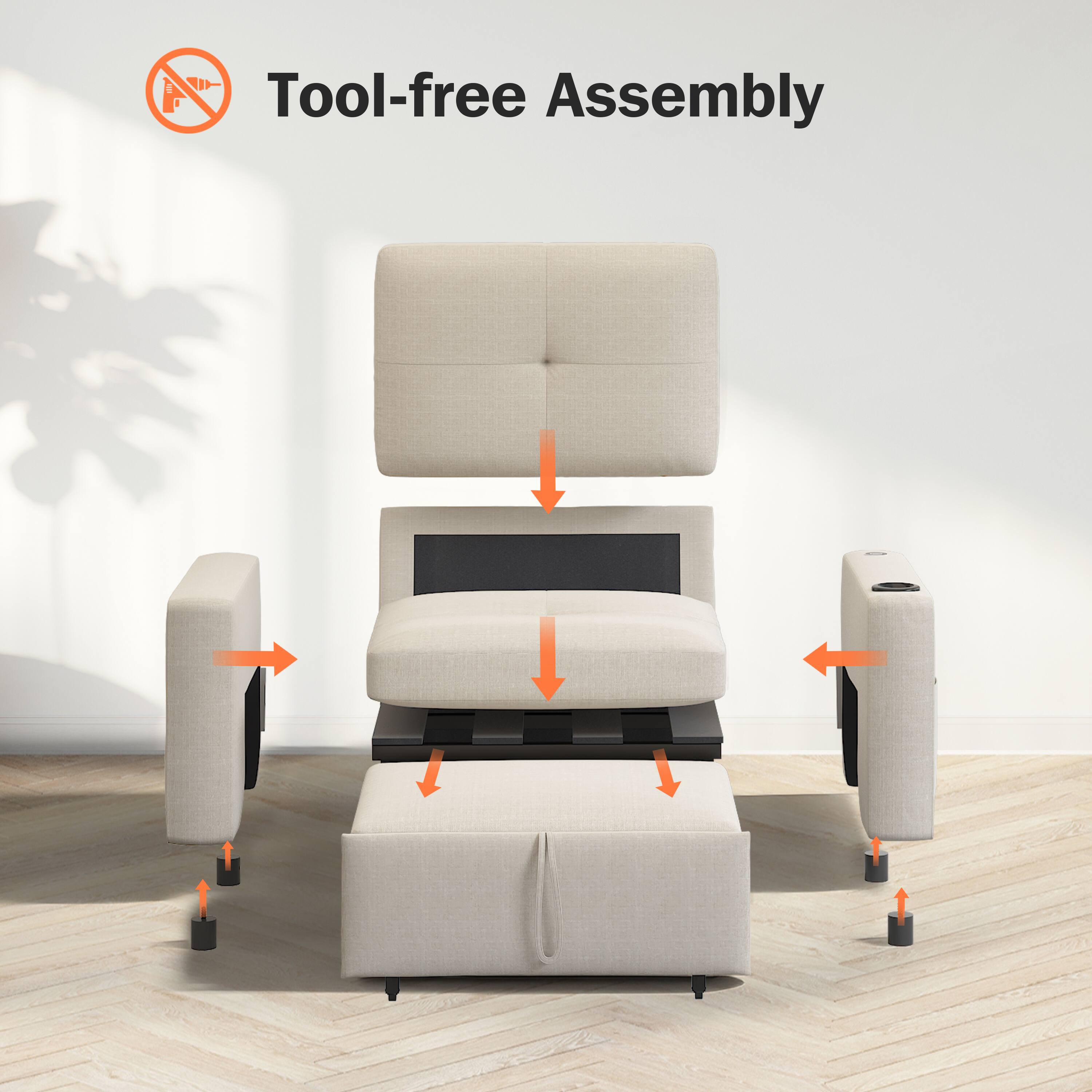 Tool-free Assembly