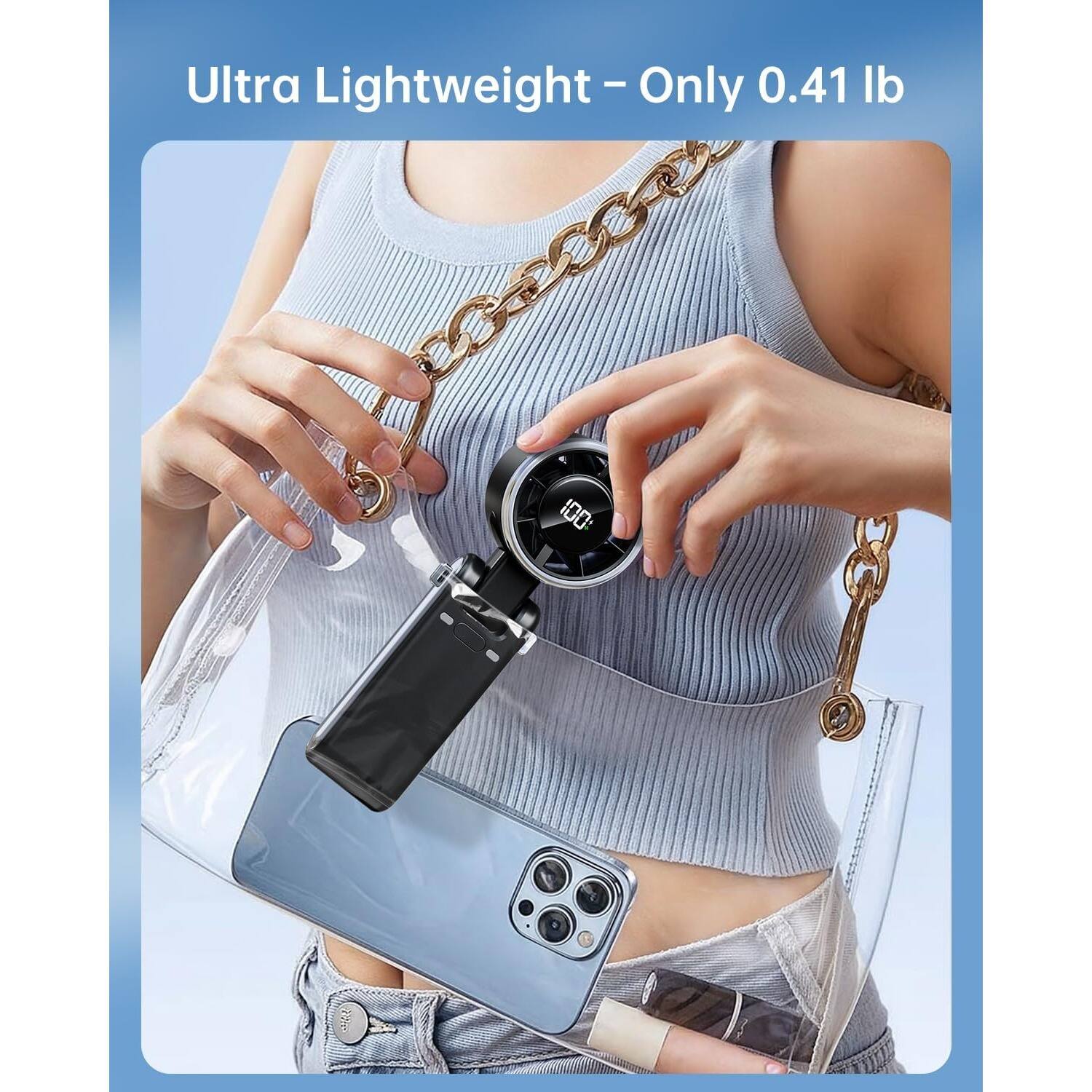 Ultra Lightweight - Only 0.41 lb