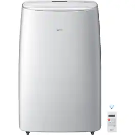 LG - 10,000 BTU Smart Portable Air Conditioner - White