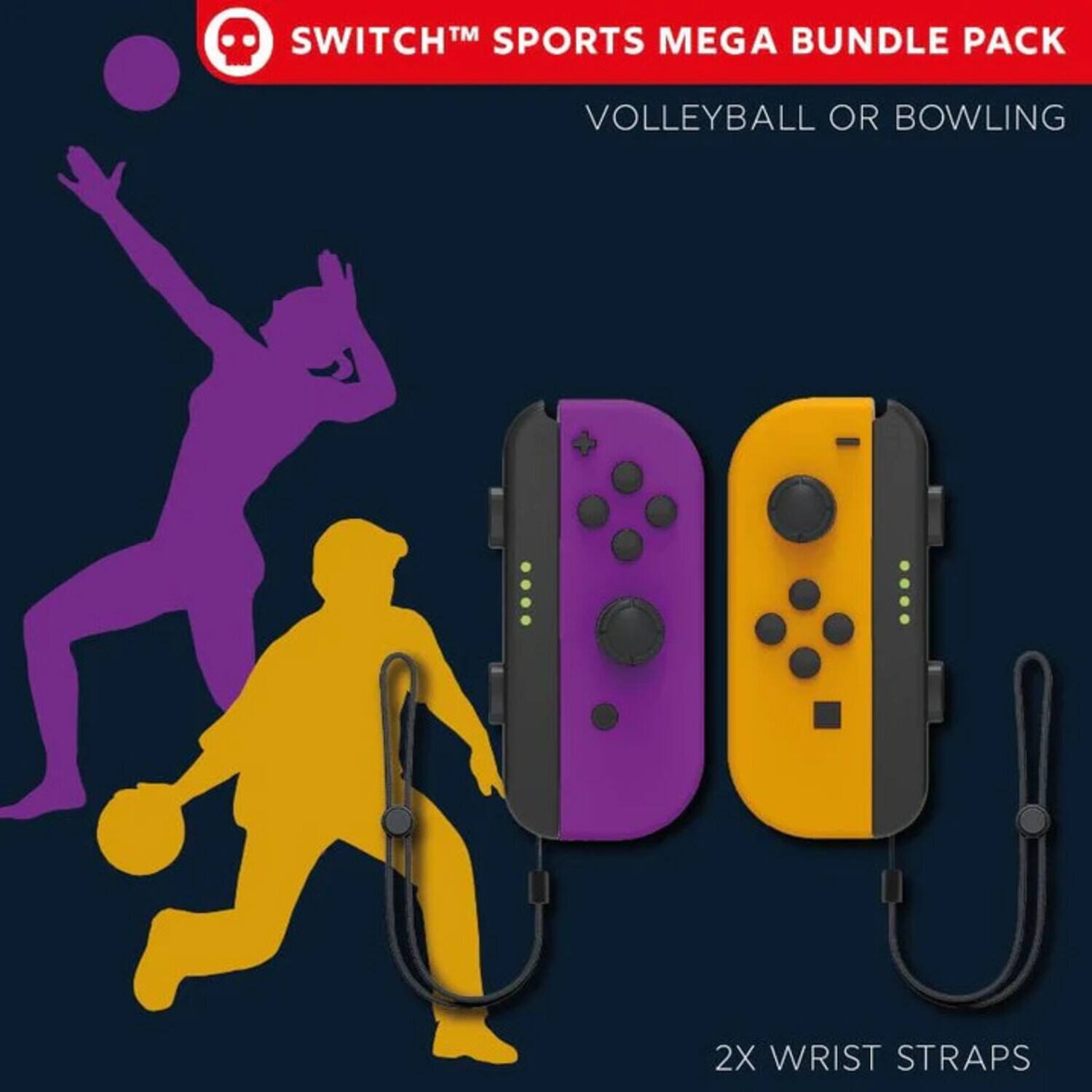 SWITCH™ SPORTS MEGA BUNDLE PACK  
VOLLEYBALL OR BOWLING  
2X WRIST STRAPS