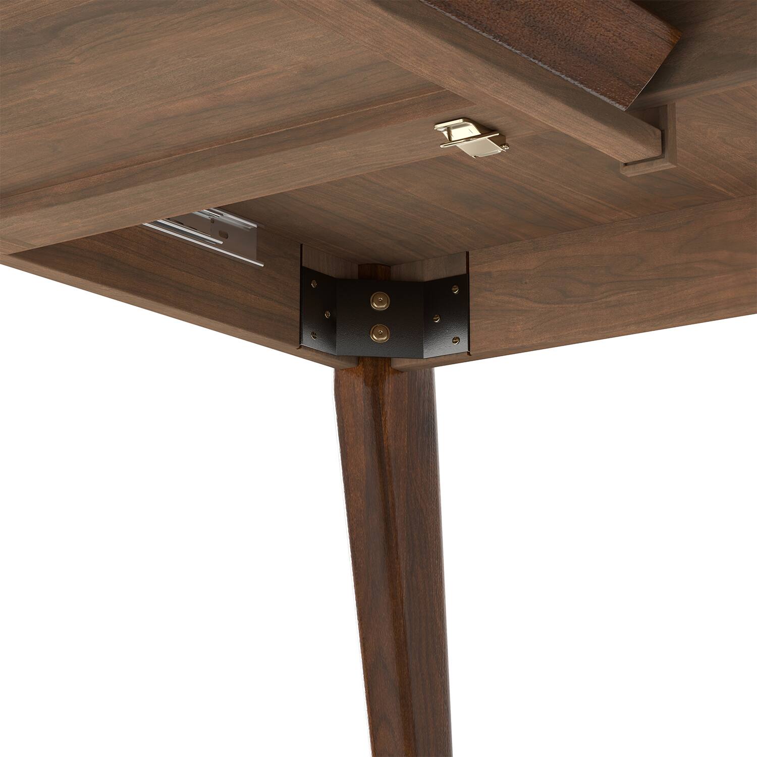 Alt View 6. Simpli Home - Mavis / Draper 9-Piece Dining Set - Black.