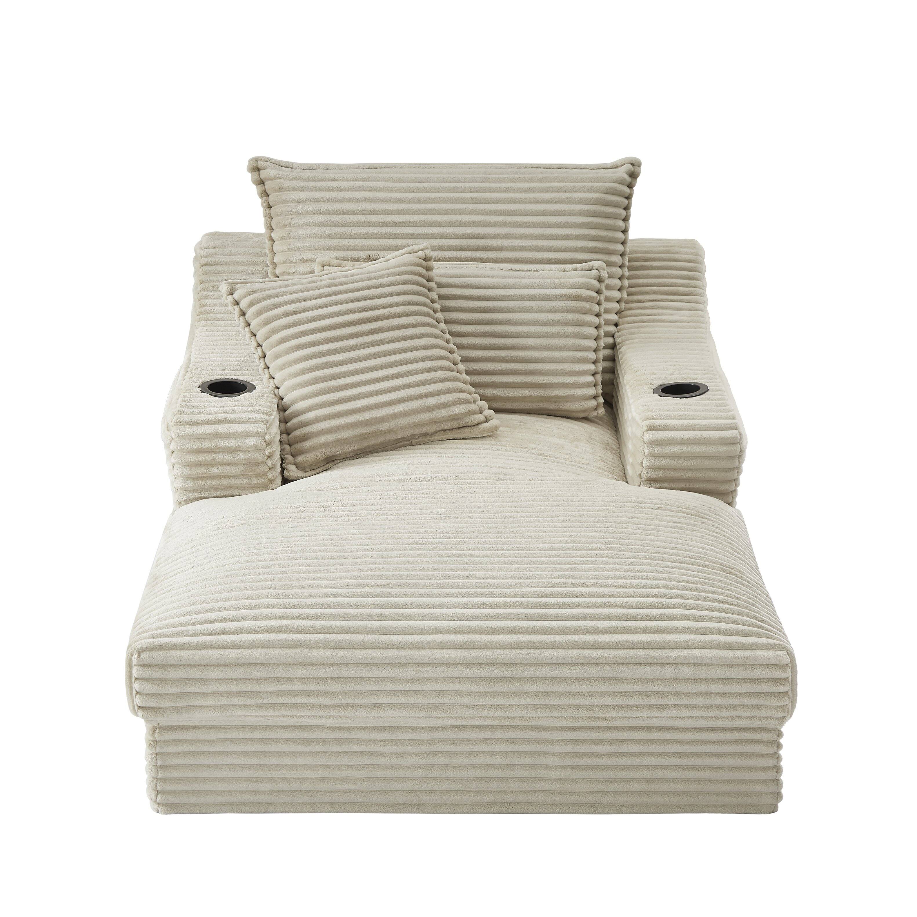 Alt View 1. Loheer - Loheer- 3.9x5.6x2.9 ft Camel Cushioned Lounge Sofa Modern Compression Couch Unique Cushion for Living Room Bedroom - Camel.