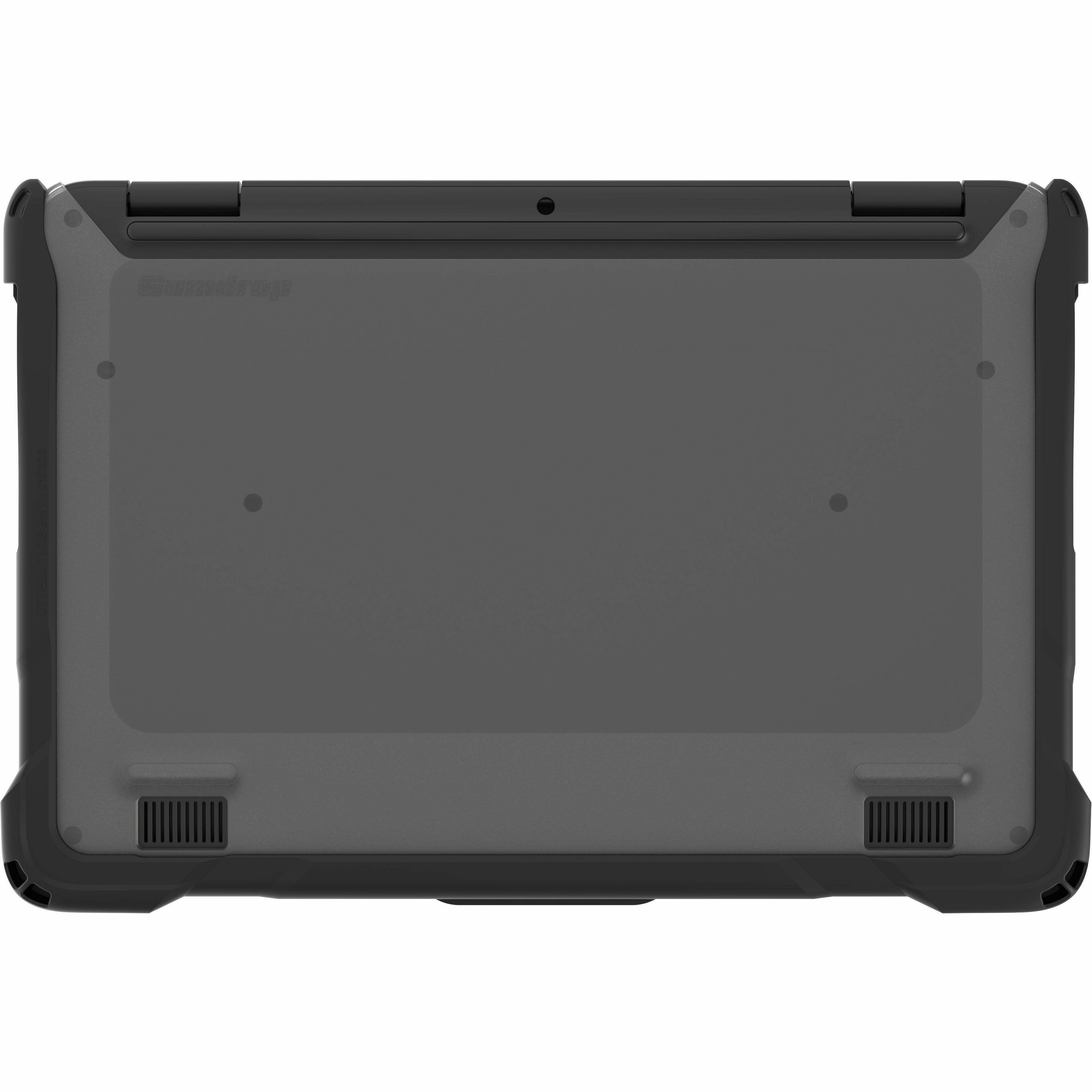 Alt View 1. Gumdrop - Gumdrop DropTech Chromebook Case - For Dell Chromebook - Bump Resistant, Drop Resistant, Shock Absorbing, Impact - Black.