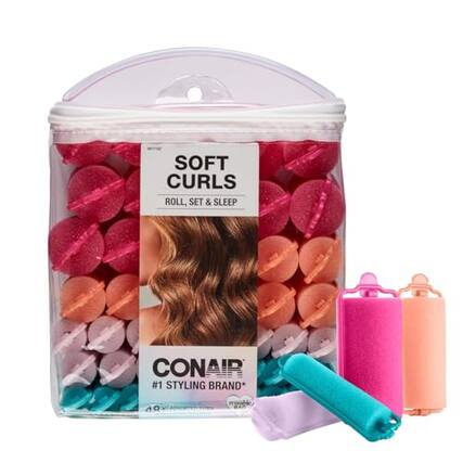 SOFT CURLS ROLL, SET & SLEEP
CONAIR #1 STYLING BRAND*
