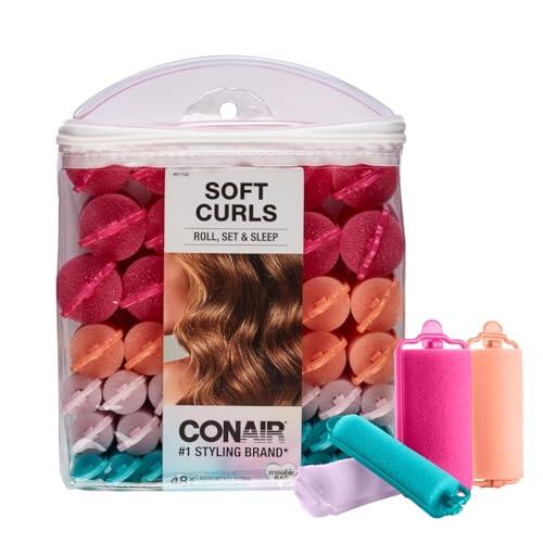 SOFT CURLS ROLL, SET & SLEEP  
CONAIR #1 STYLING BRAND*