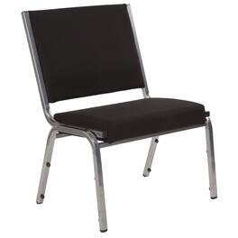 Emma + Oliver - 950 lb. Rated Antimicrobial Bariatric medical Reception Chair - Black Fabric