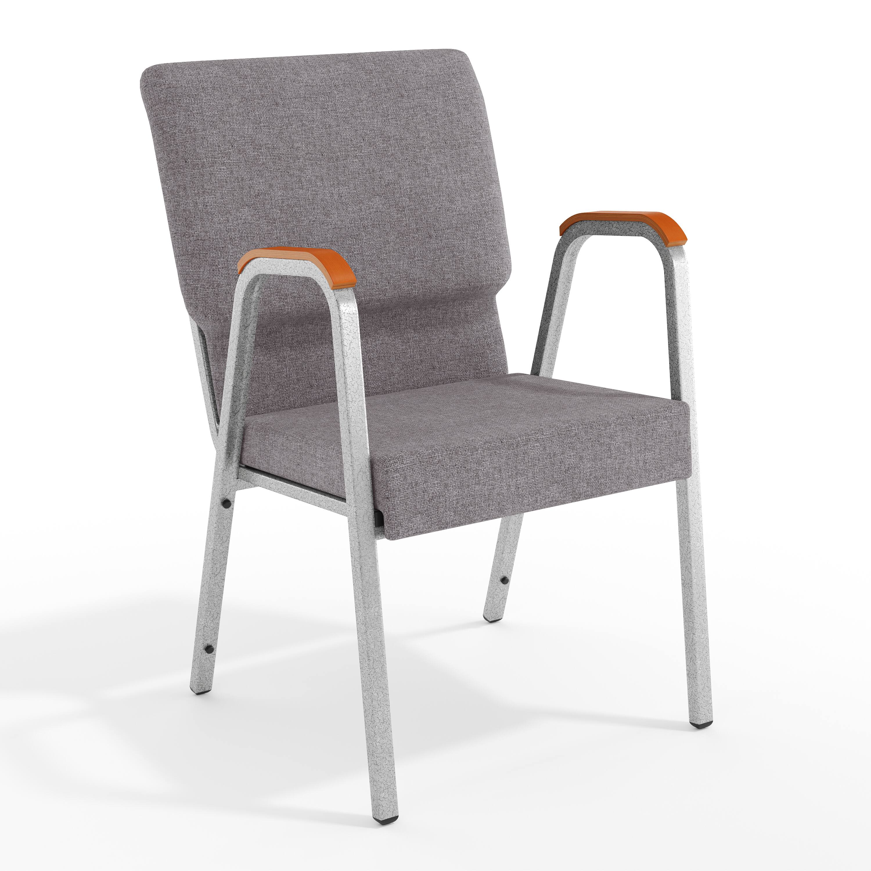 Gray Fabric/Silver Vein Frame