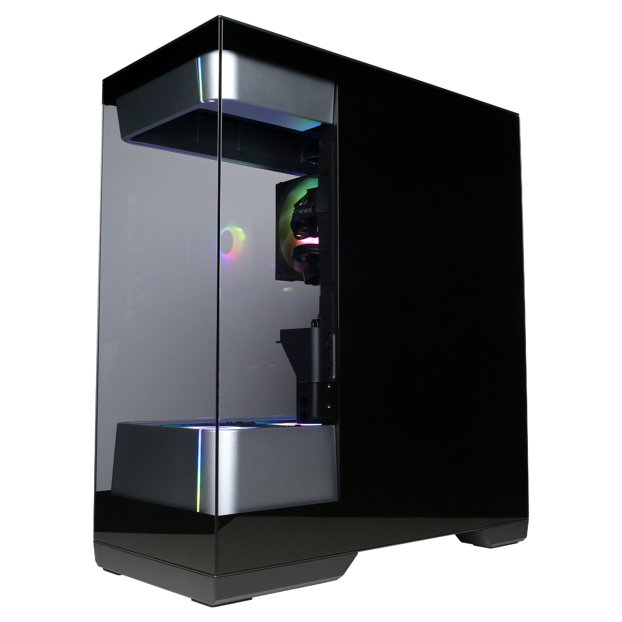 Alt View 14. CyberPowerPC - Gaming Desktop - AMD Ryzen 5 8400F - NVIDIA GeForce RTX 3050 6GB - 16GB DDR5 - 1TB PCIe 4.0 SSD Storage - Black.