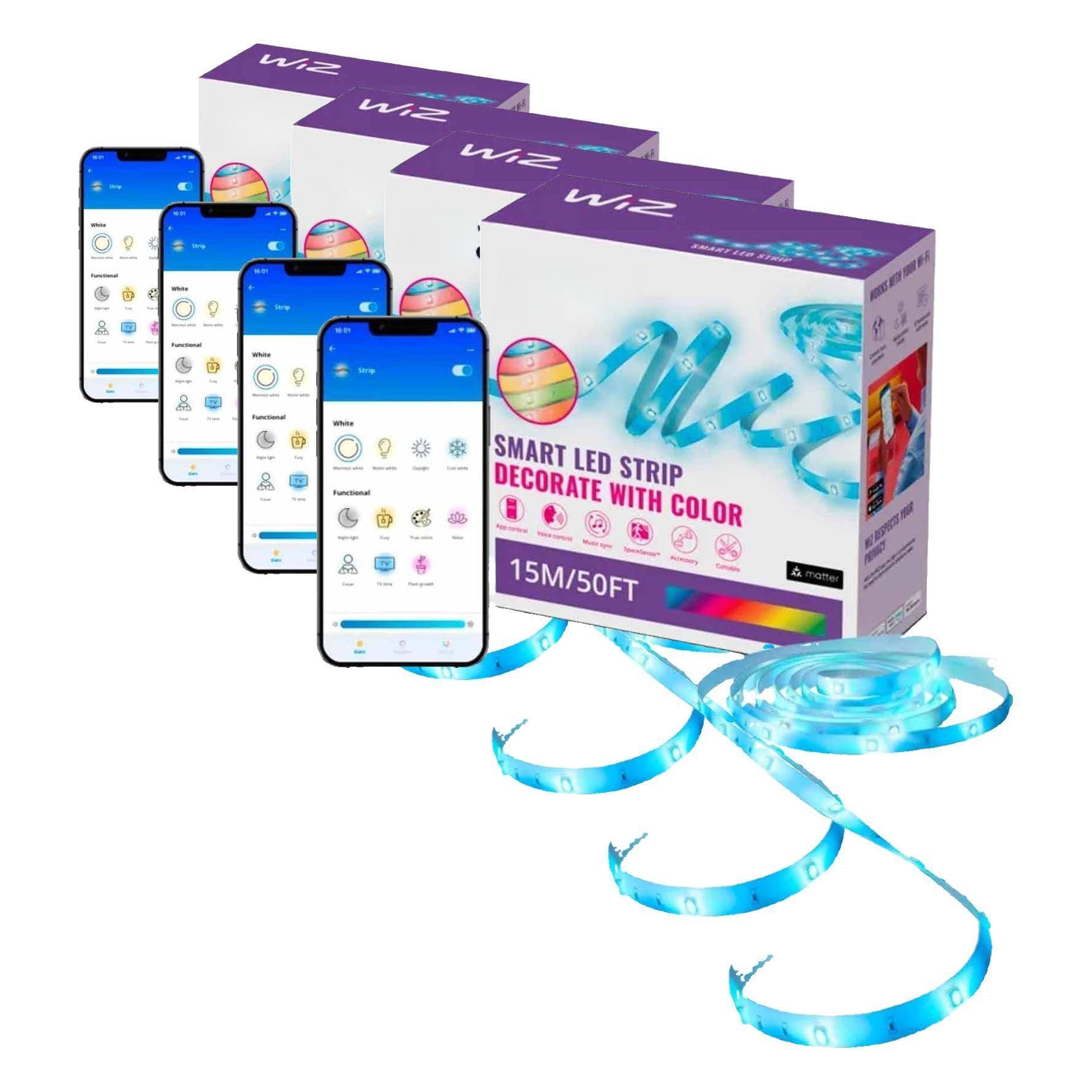 Wiz WiZ WiZ WiZ 10221110 S0 B - - - C - - - oa U SMART LED DECORATE STRIP WITH COLOR Je 15M/50FT & mather W O C O A 0 D

Corrected text:
Wiz WiZ WiZ WiZ 10221110 S0 B - - - C - - - oa U SMART LED DECORATE STRIP WITH COLOR Je 15M/50FT & mather W O C O A 0 D