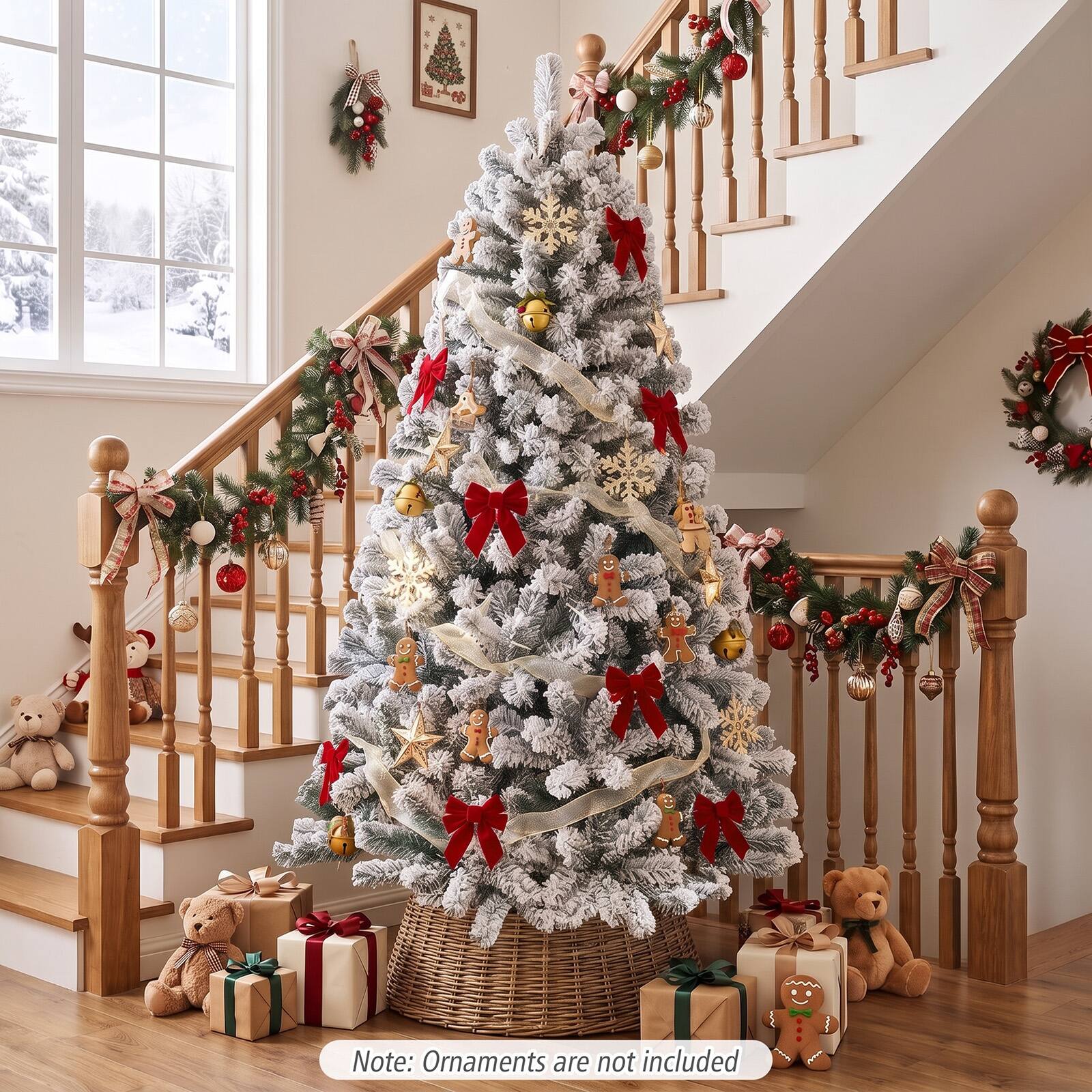 Note: Ornaments are not included