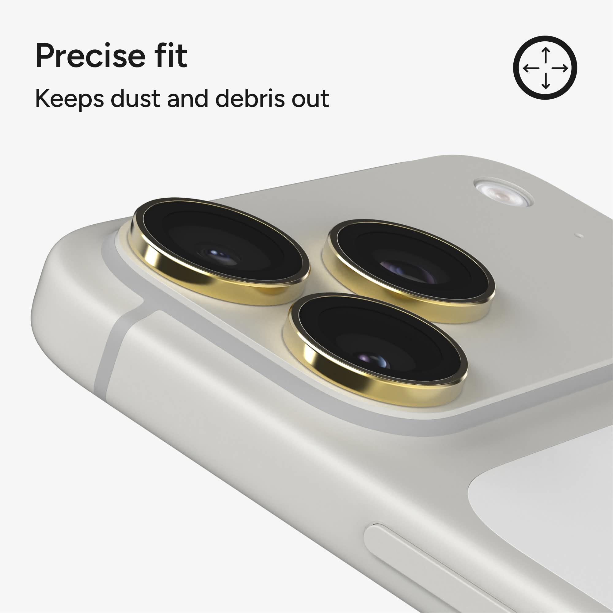 Precise fit  
Keeps dust and debris out