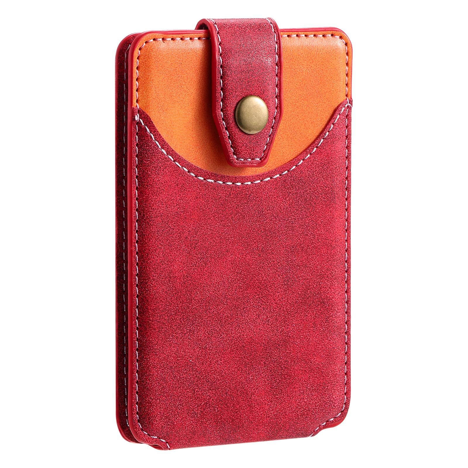 Alt View 4. Dteck - For Samsung Galaxy S25 Ultra Case,2-in-1 Magnetic Detachable PU Leather Wallet Flip Stand Card Holder TPU Inner Cover - Red.