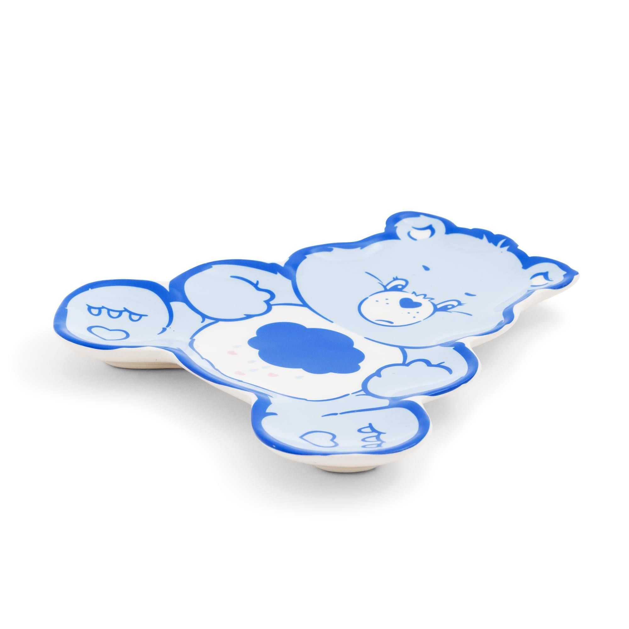 Alt View 1. Silver Buffalo - Care Bears Grumpy Bear Full Body Sculpted Ceramic Trinket Tray Dish - Blue.