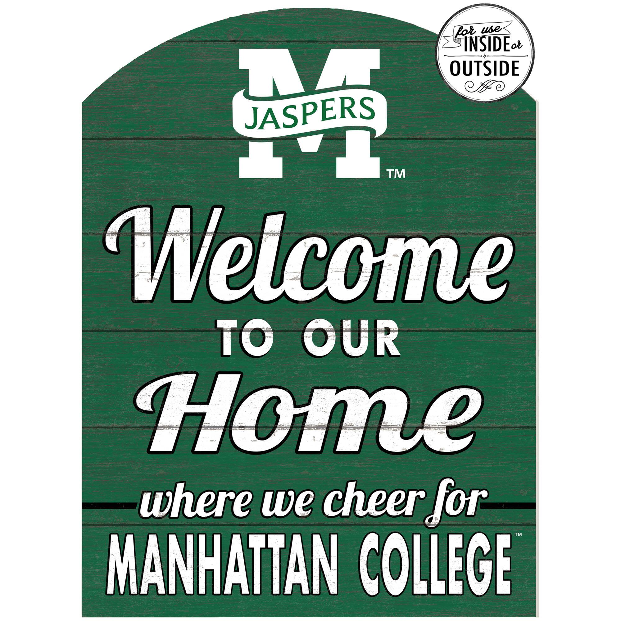 Green Manhattan Jaspers 16'' x 22'' Marquee Sign