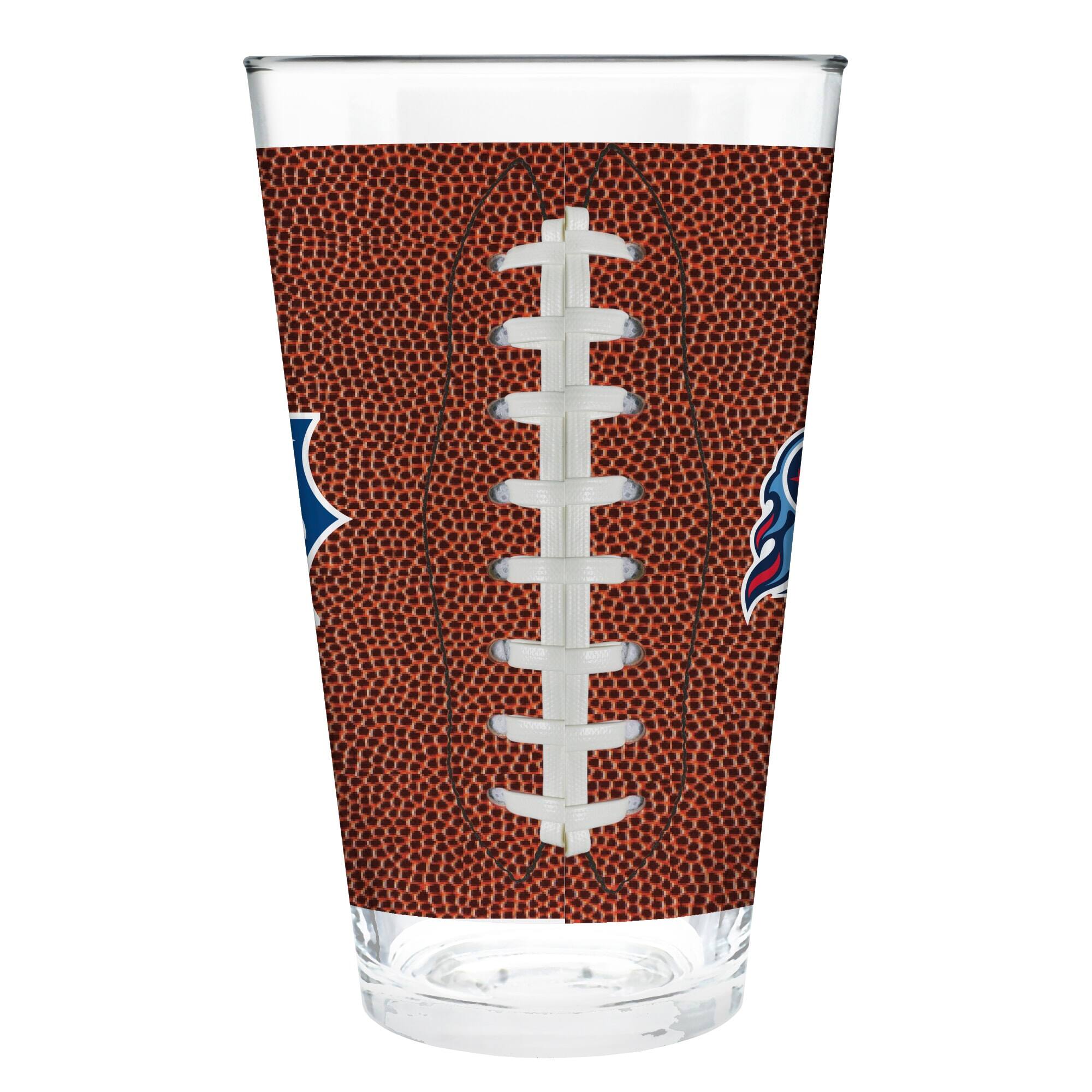 Alt View 2. Great American Products - Tennessee Titans 16oz. Game Ball Pint Glass - Brown.