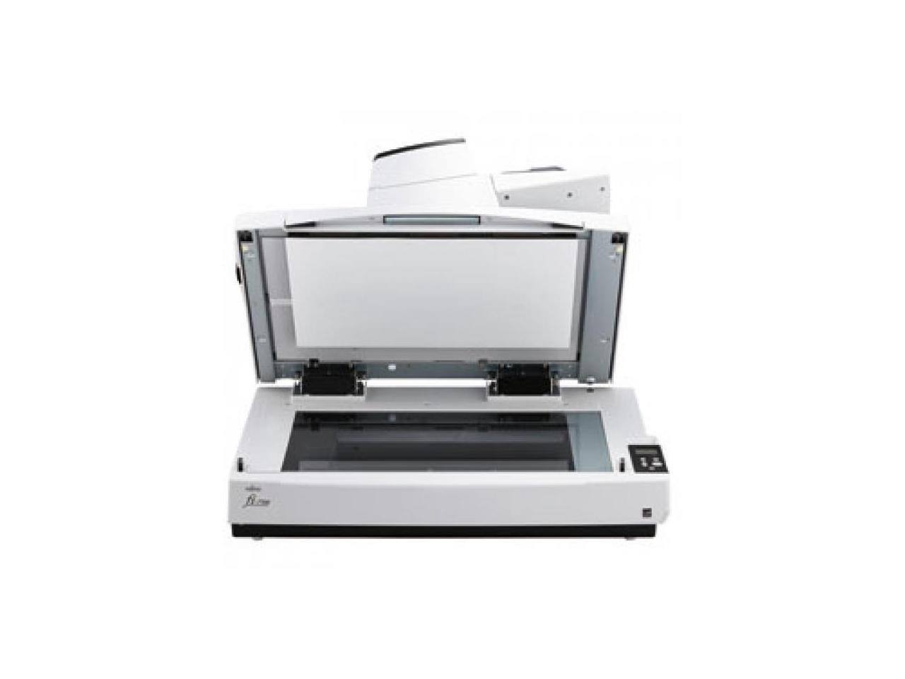 Alt View 8. Ricoh - Ricoh fi-7700 PA03740-B005 Duplex 600 DPI x 600 DPI Production-class ADF + Flatbed document scanner - White.