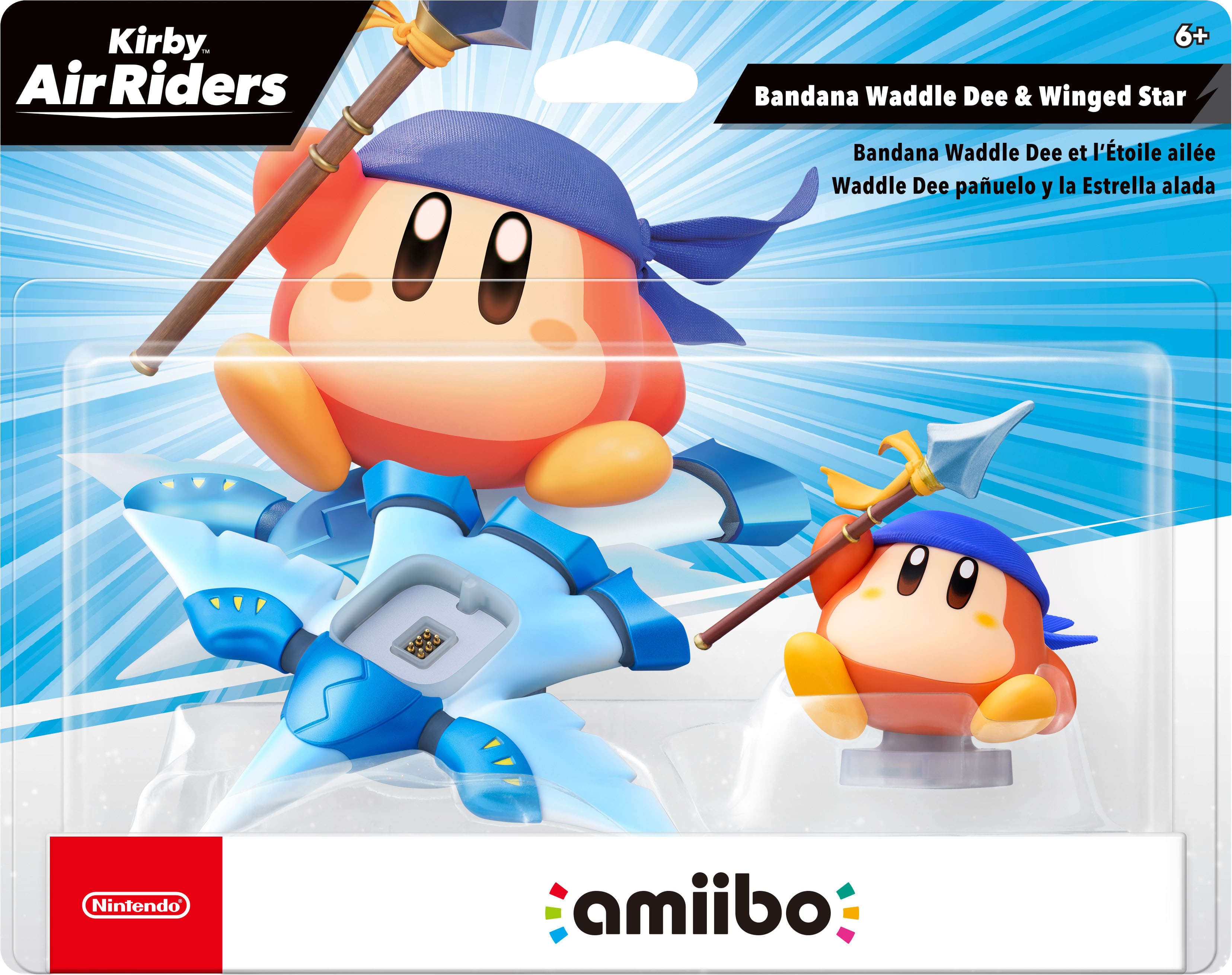 Nintendo - amiibo - Bandana Waddle Dee & Winged Star - Kirby Air Riders Series - Multi