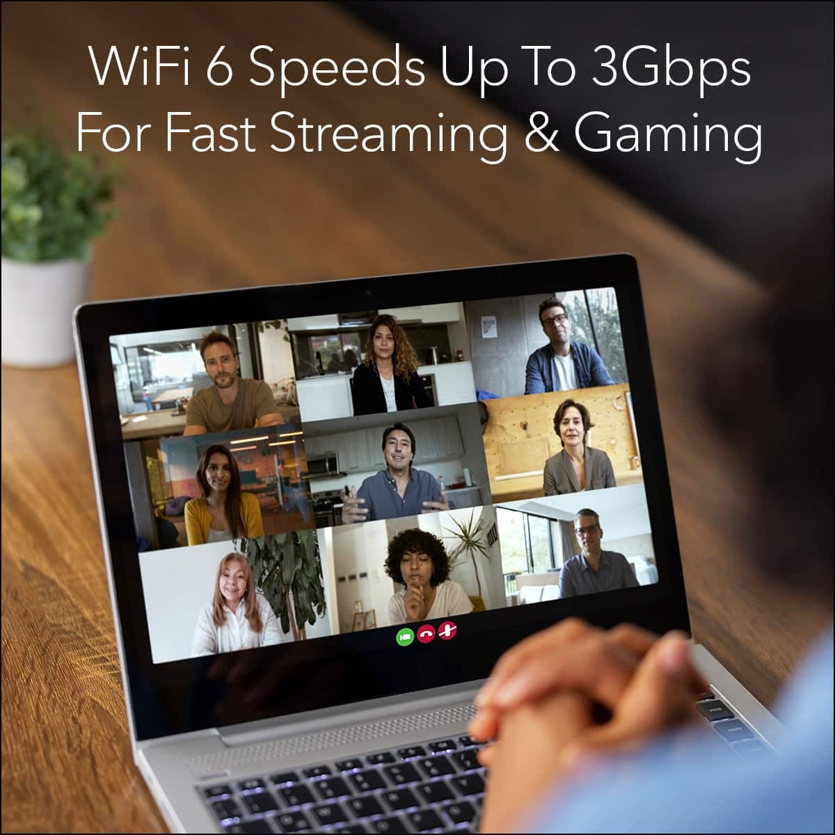 WiFi 6 Speeds Up To 3Gbps For Fast Streaming & Gaming