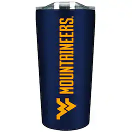 The Fanatic Group - West Virginia Mountaineers 18oz. Stainless Soft Touch Tumbler - Multicolor