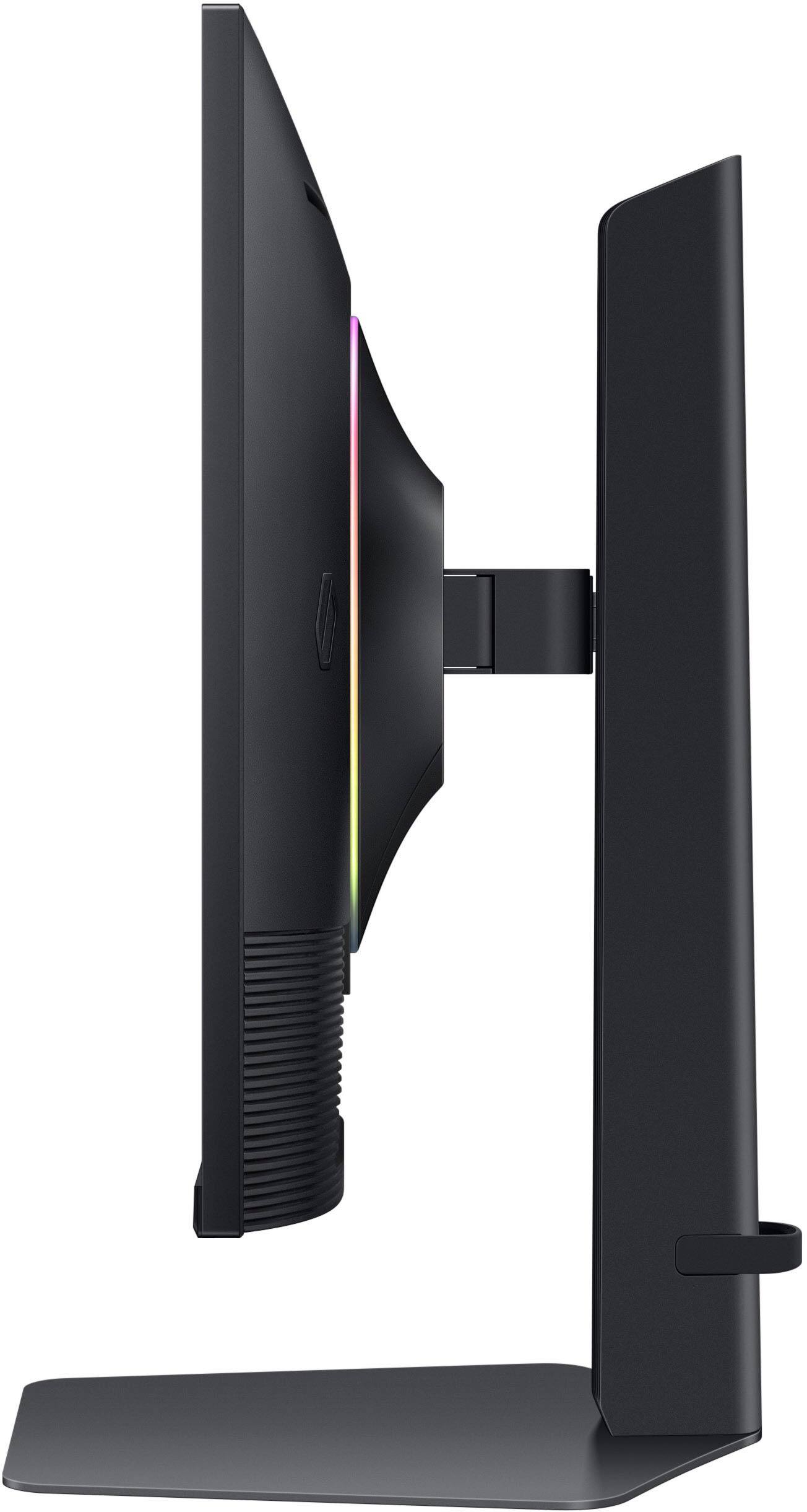 Alt View 21. Samsung - 27" Odyssey G7 (G70D) 4K UHD IPS AMD FreeSync Premium Pro and G-Sync Compatible Smart Gaming Monitor with HDR400 - Black.