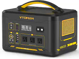 VTOMAN - Jump 1800 1548Wh LiFePO₄ Portable Power Station 1800W 3000 Cycles USB-C PD100W Expandable Solar Generator (1548 Wh Capacity)