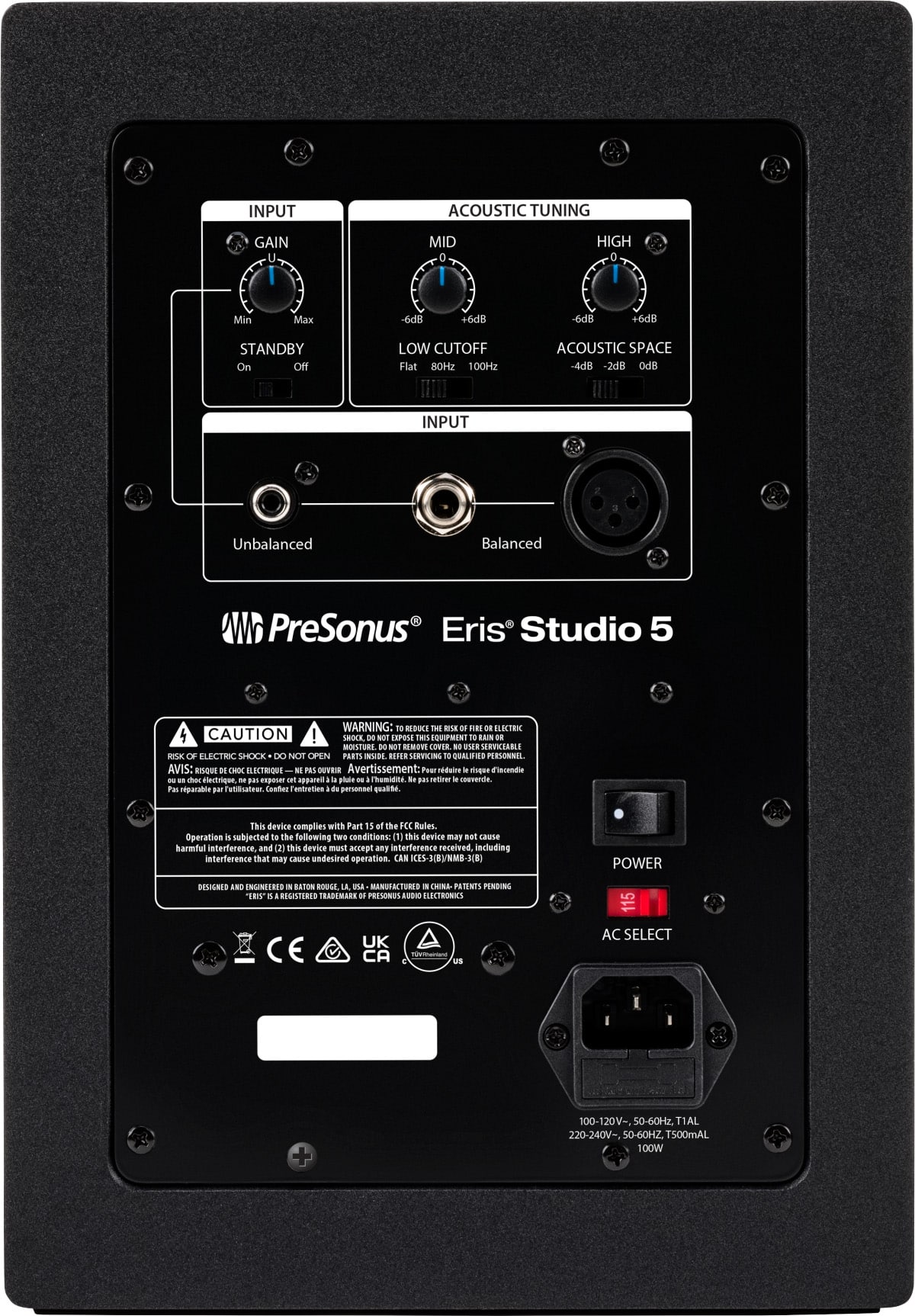 Alt View 11. PreSonus - Studio Monitors ERIS STUDIO 5 - Black.