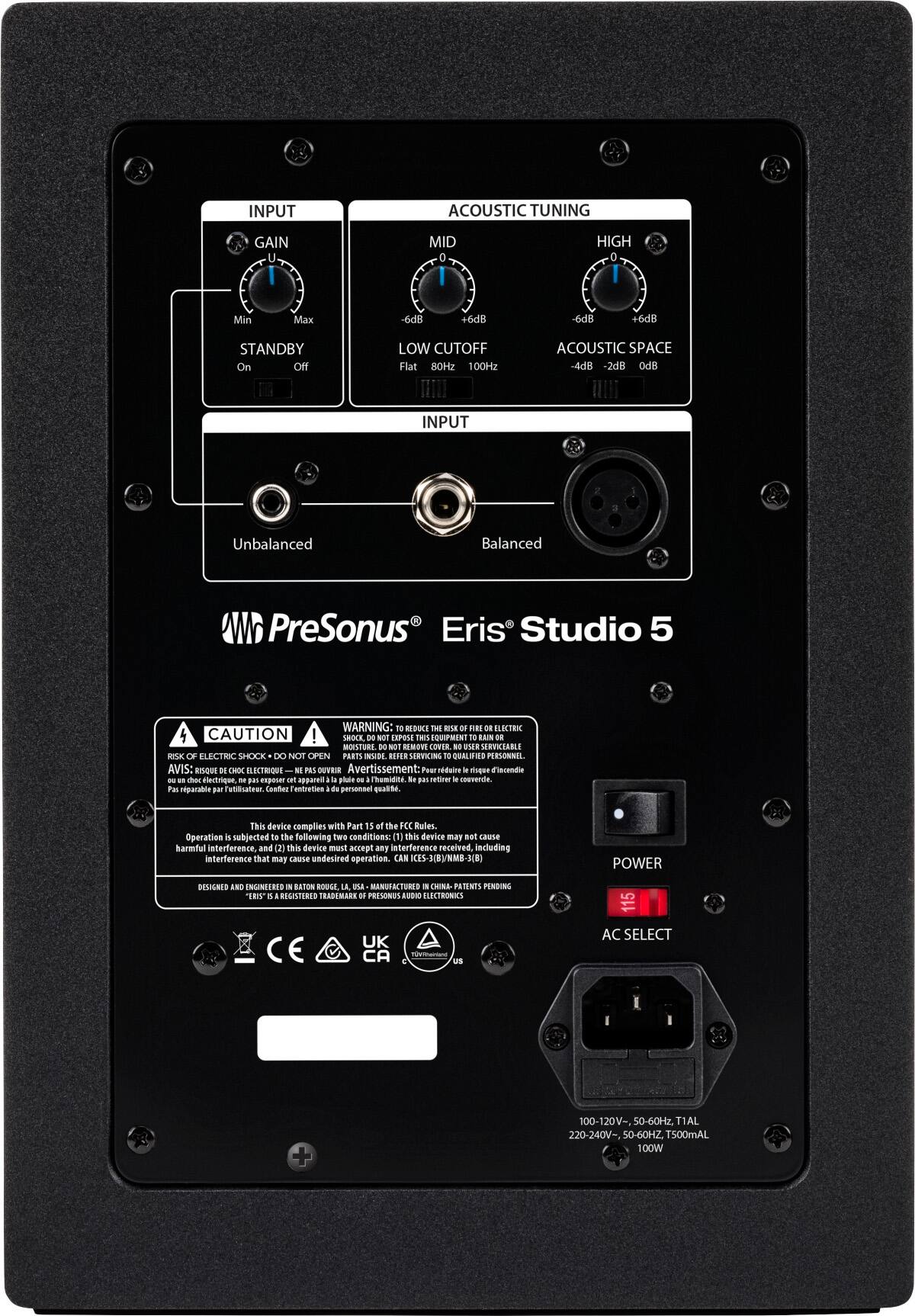 Alt View 11. PreSonus - Studio Monitors ERIS STUDIO 5 - Black.