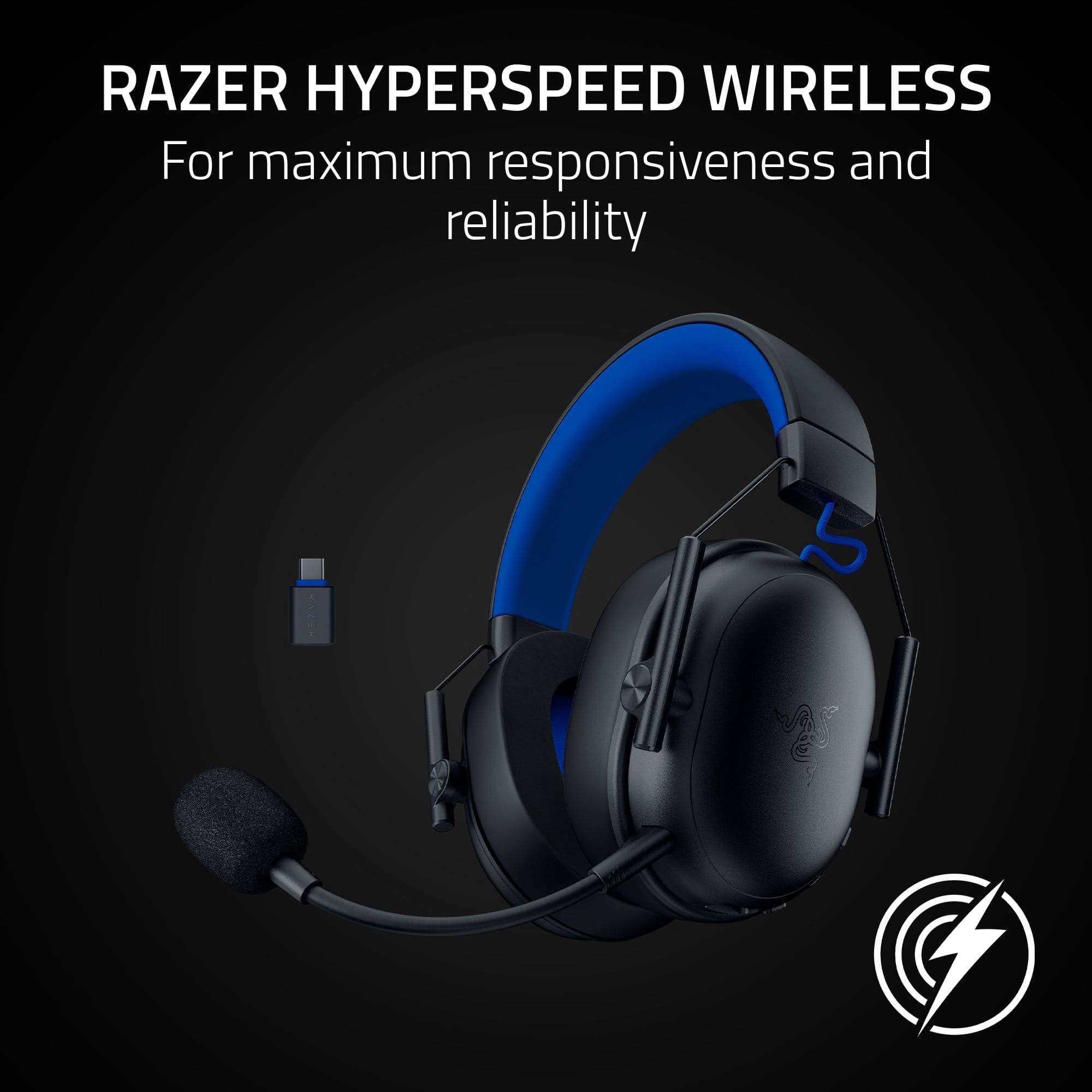 Razer BlackShark V3 X HyperSpeed Wireless Over the Ear Gaming