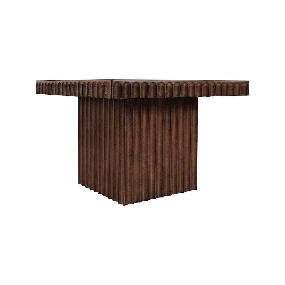 Alt View 2. Meridian Furniture - Spencer Brown Oak Veneer Coffee Table - Brown.
