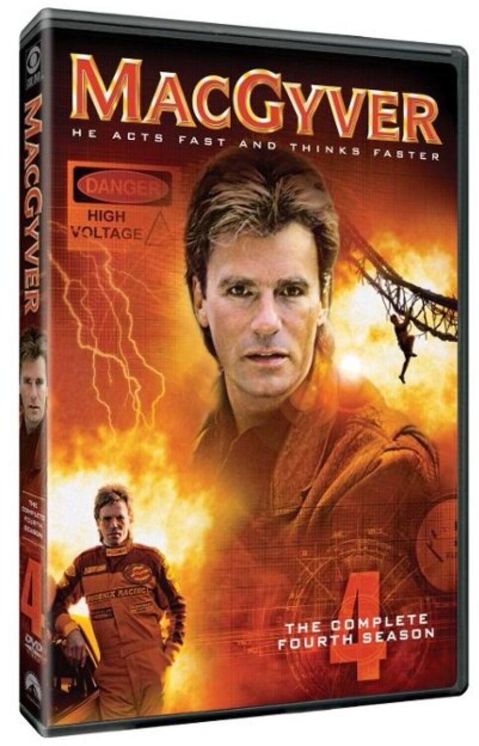 Front. MacGyver: The Complete Fourth Season   - DVD.