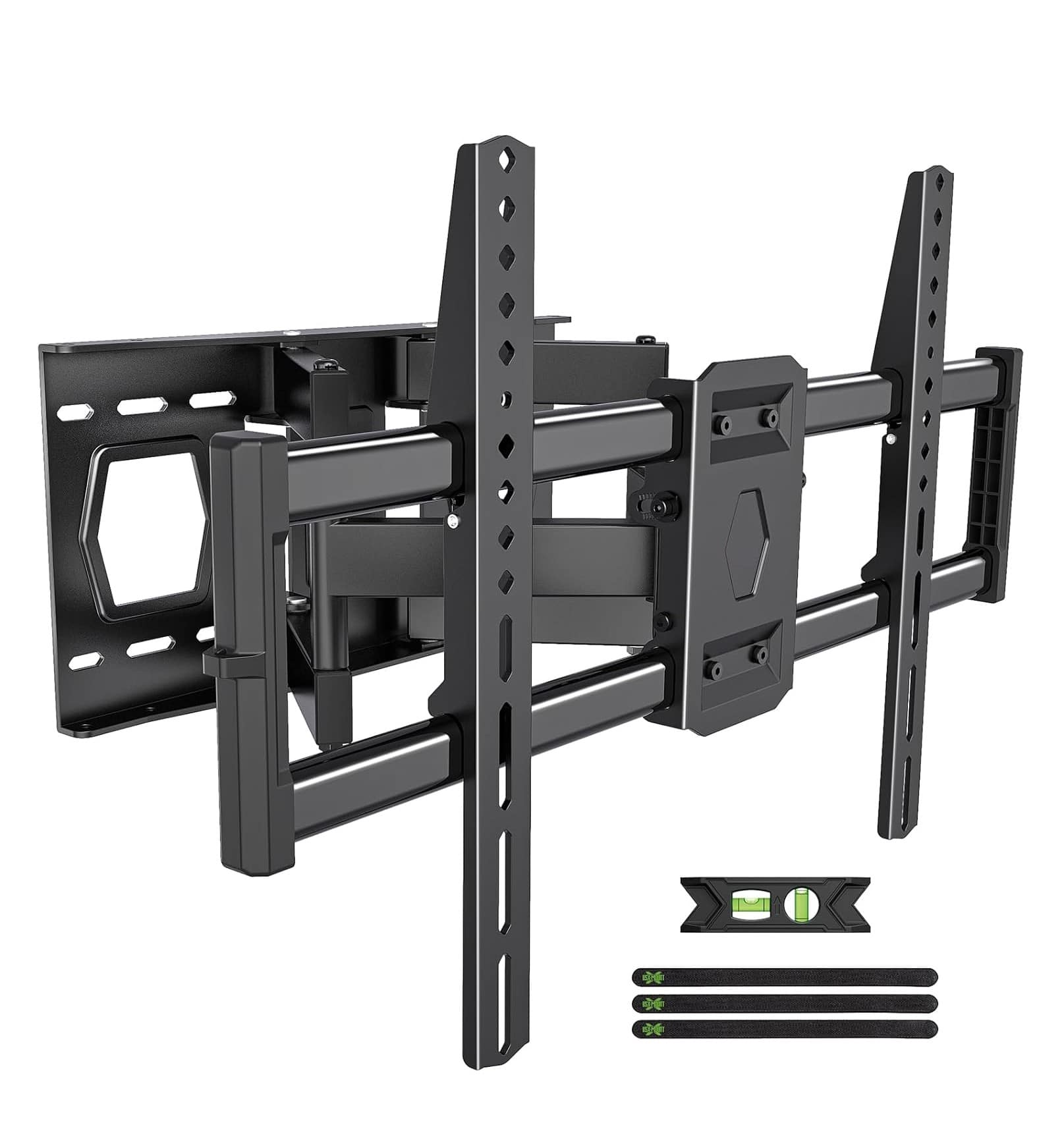 FINEAK - Full Motion Swivel TV Wall Mount for 42-80" TVs - Black 42-80 inch