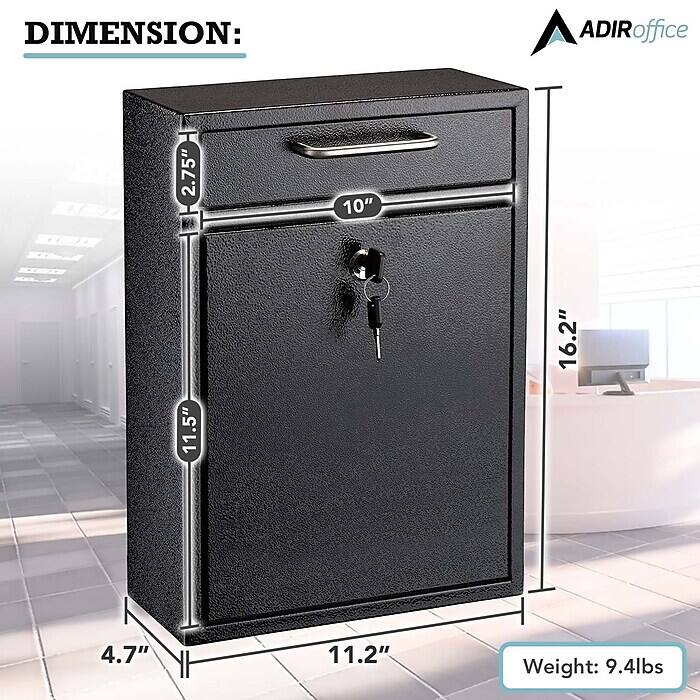 DIMENSION: 2.75" 11.5" 4.7" 11.2" Weight: 9.4lbs