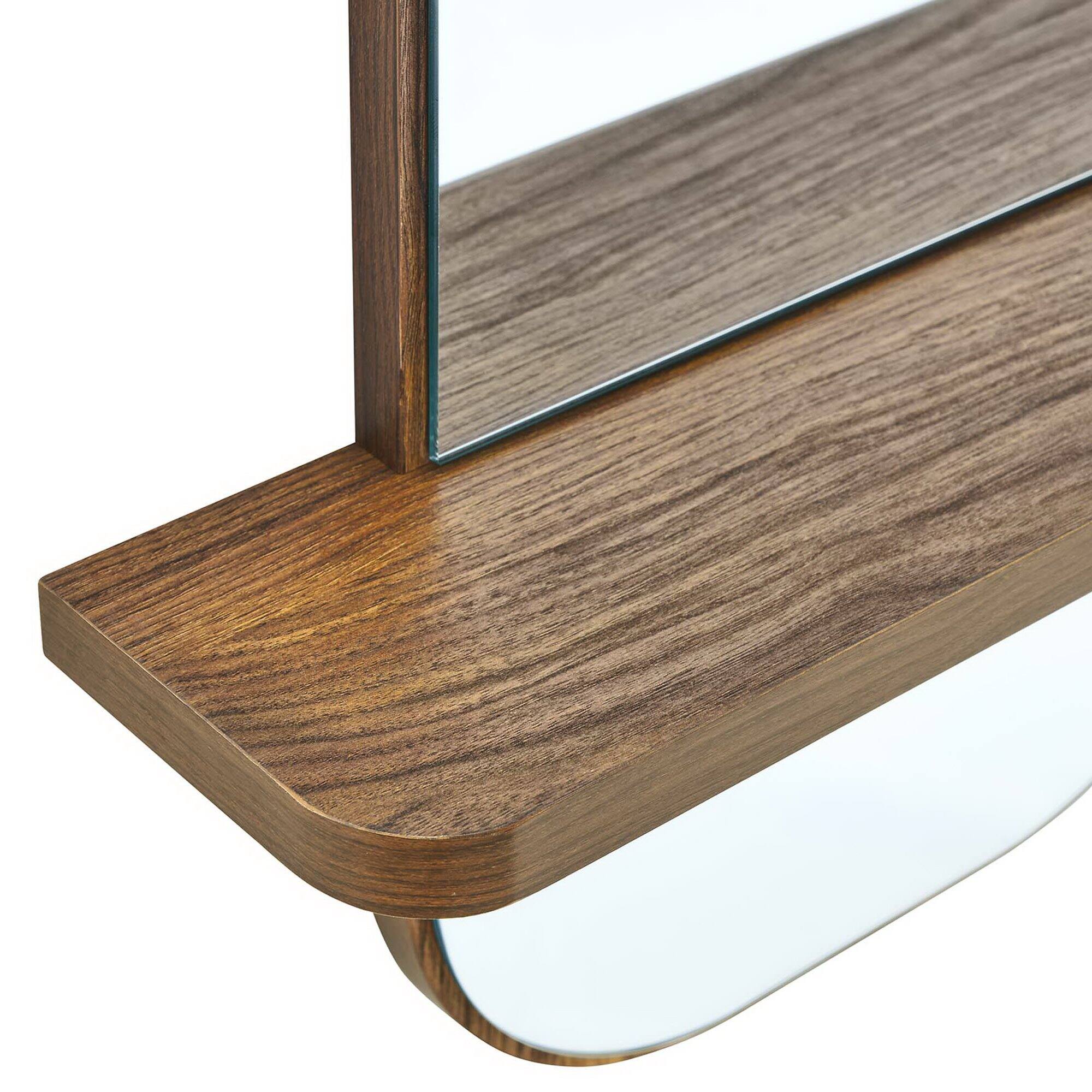 Alt View 5. Modway - Solstice Mirror by Modway - Walnut.