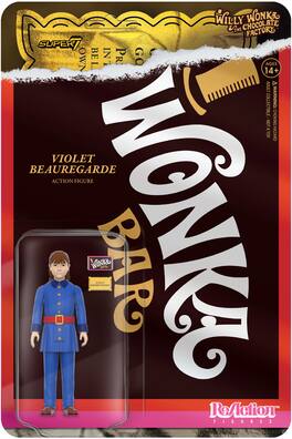 Super7 - Willy Wonka & the Chocolate Factory - Violet Beauregarde Reaction Figure Wv1 - Collectibles - Multicolor