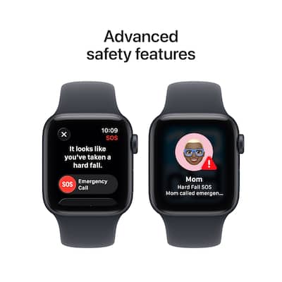 Apple Watch SE 3 (GPS+Cellular) 40mm Aluminum Case with Midnight Apple Watch SE 3 (GPS+Cellular) 40mm Aluminum Case with Midnight