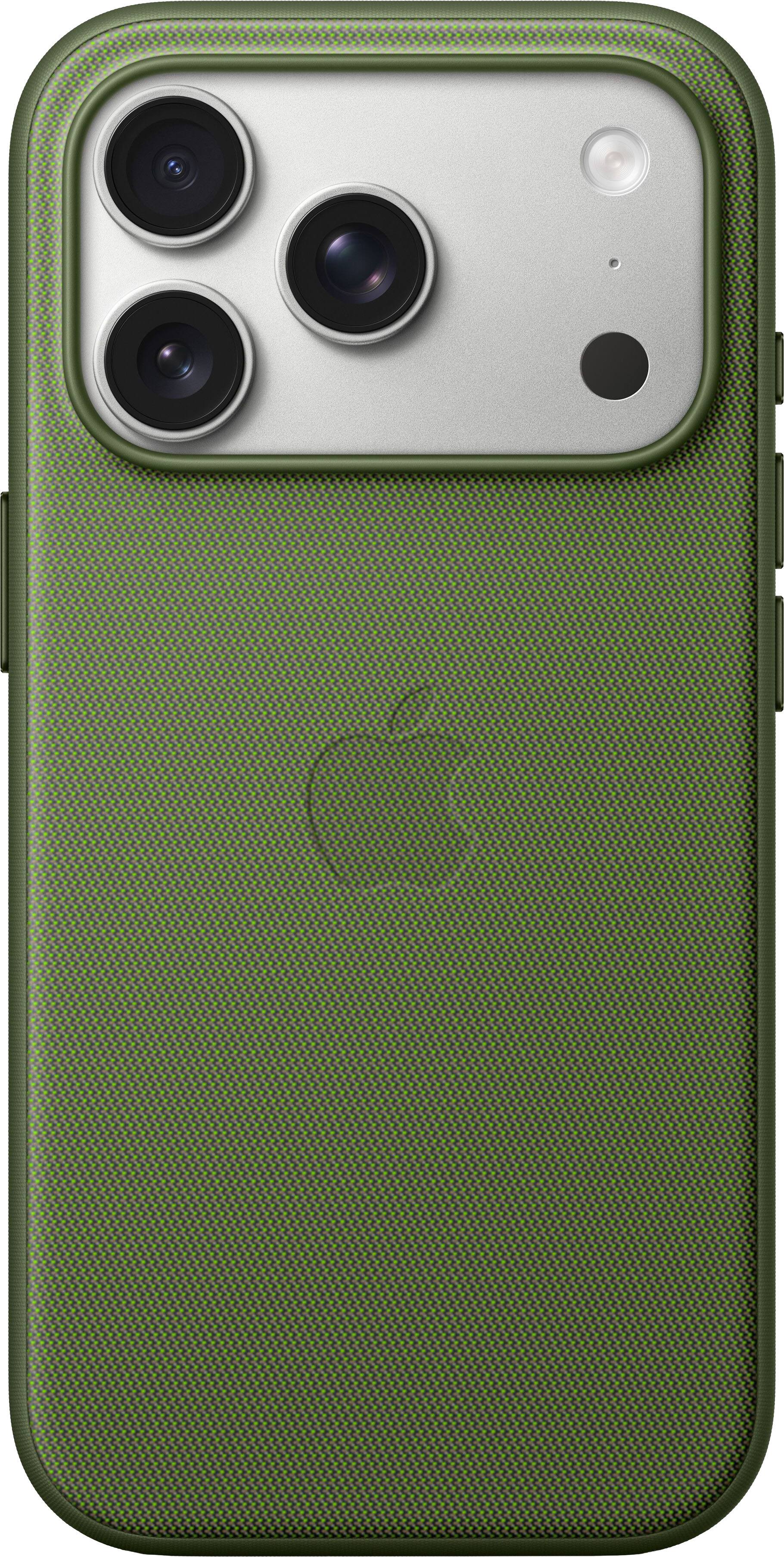 Alt View 1. Apple - iPhone 17 Pro TechWoven Case with MagSafe - Green.