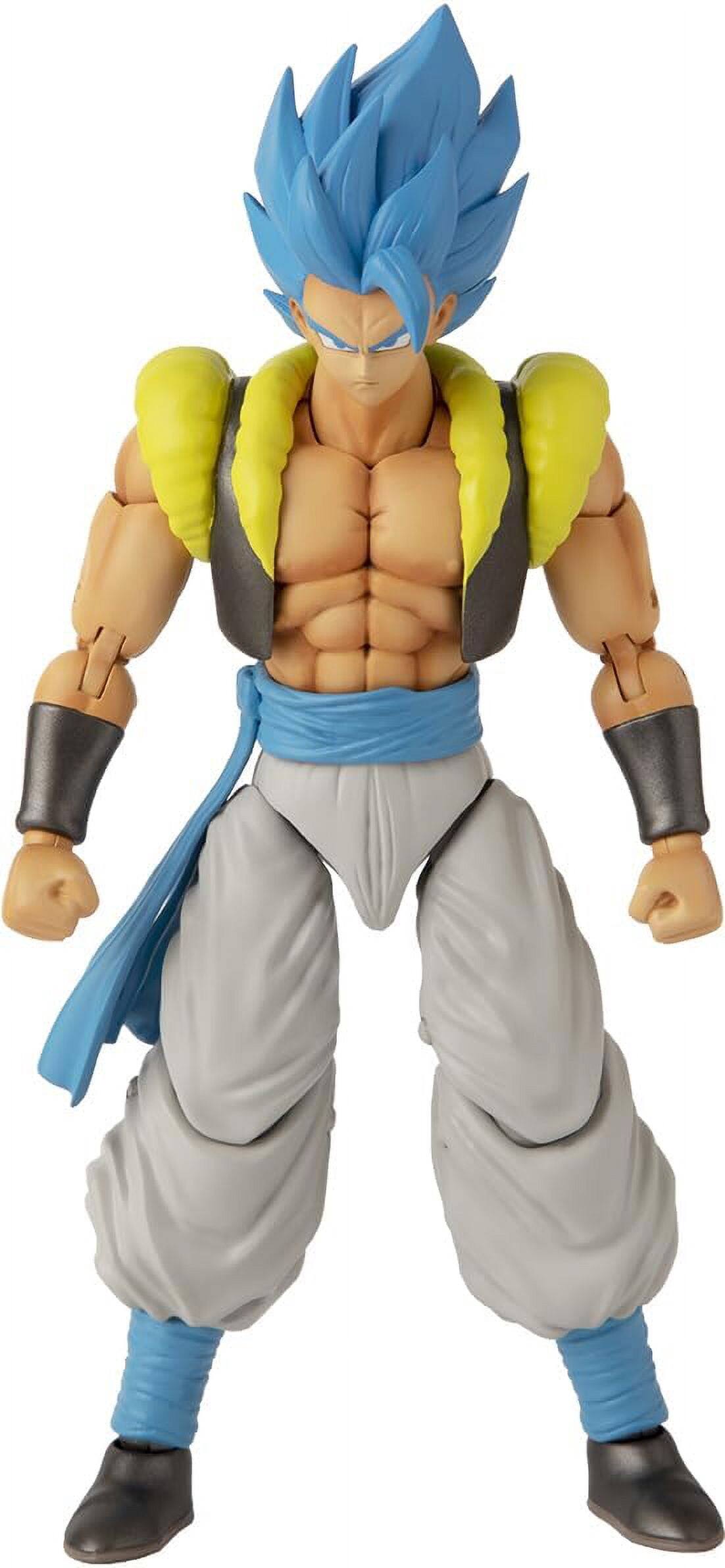 Left. BANDAI NAMCO Entertainment - Dragon Stars Series - Dragon Ball Super - Super Saiyan Blue Gogeta, 6.5" Action Figure.